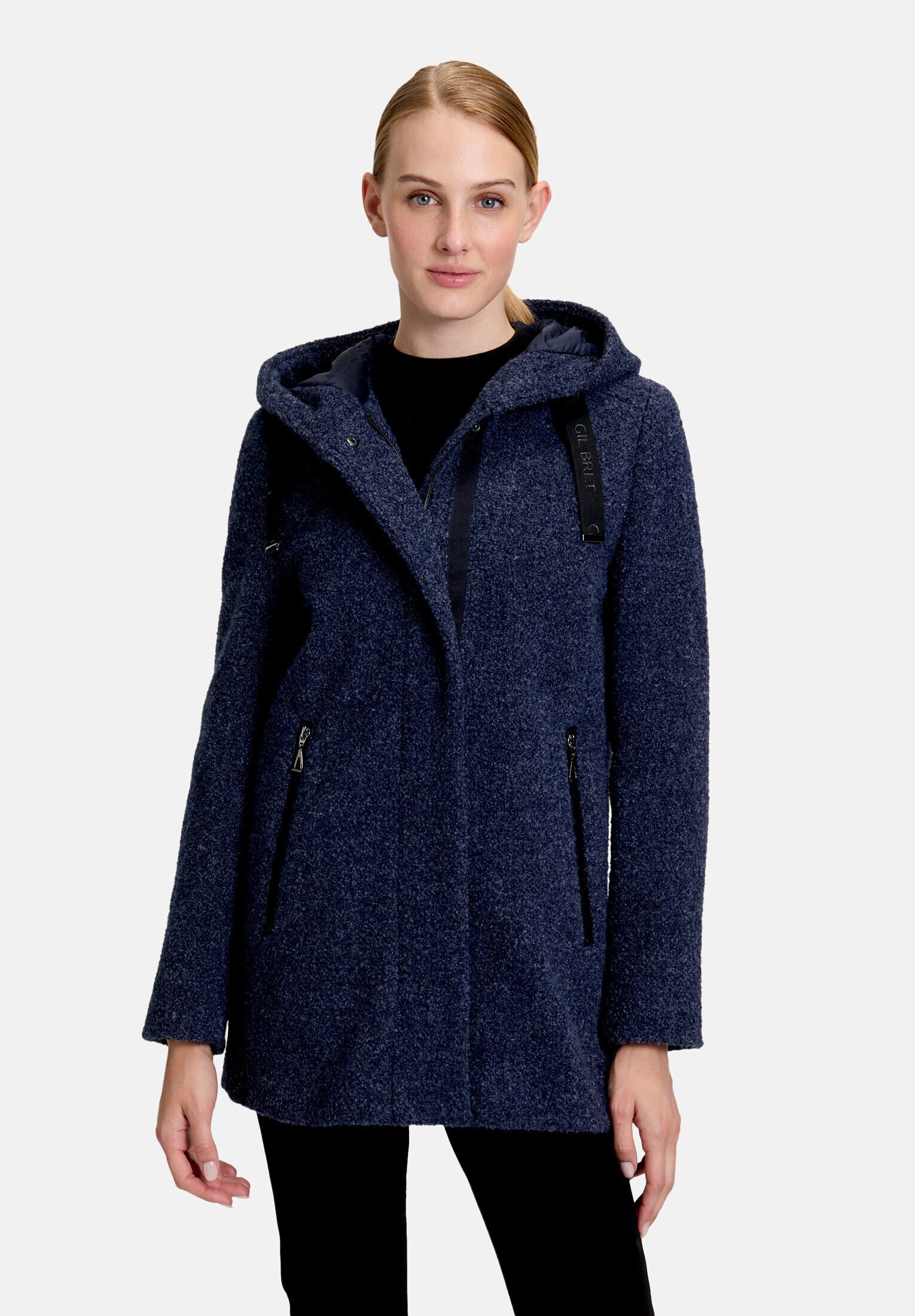 Gil Bret Wolljacke »Damen mit Kapuze« mit Kapuze