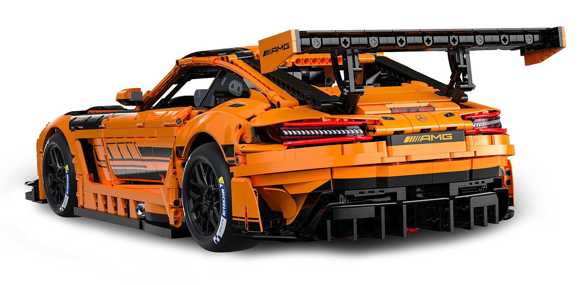 Jamara Konstruktions-Spielset »CaDA, Brick, Mercedes-AMG GT3 orange (402899)« im Maßstab 1:8