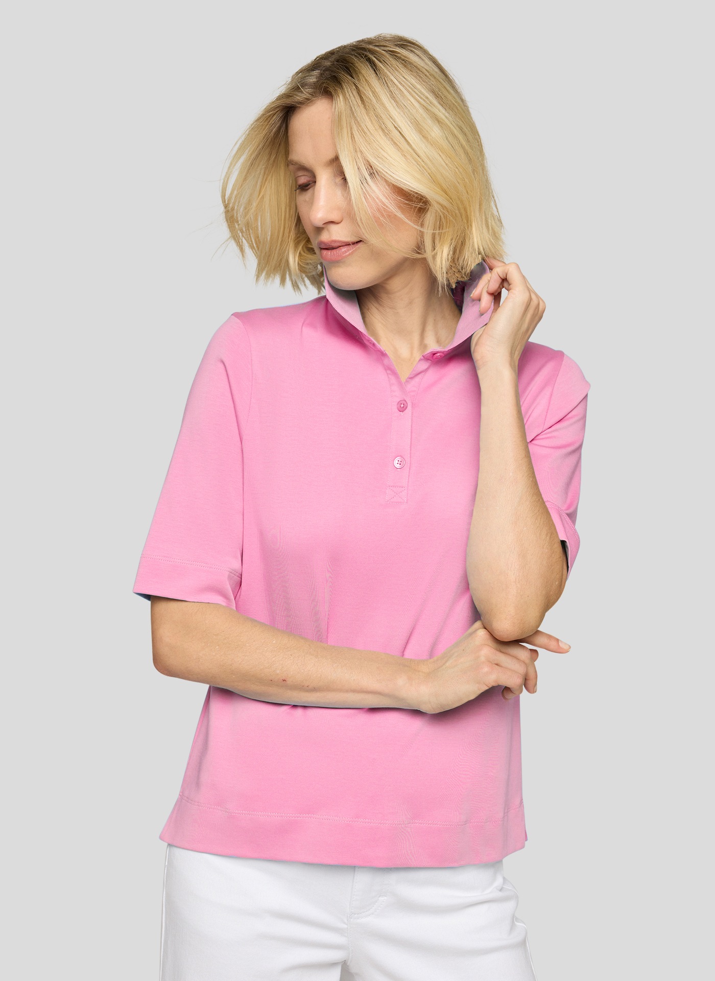Print-Shirt RABE "T-Shirt", Damen, Gr. 42, rosa, 100%Baumwolle, tailliert, Shirts 3