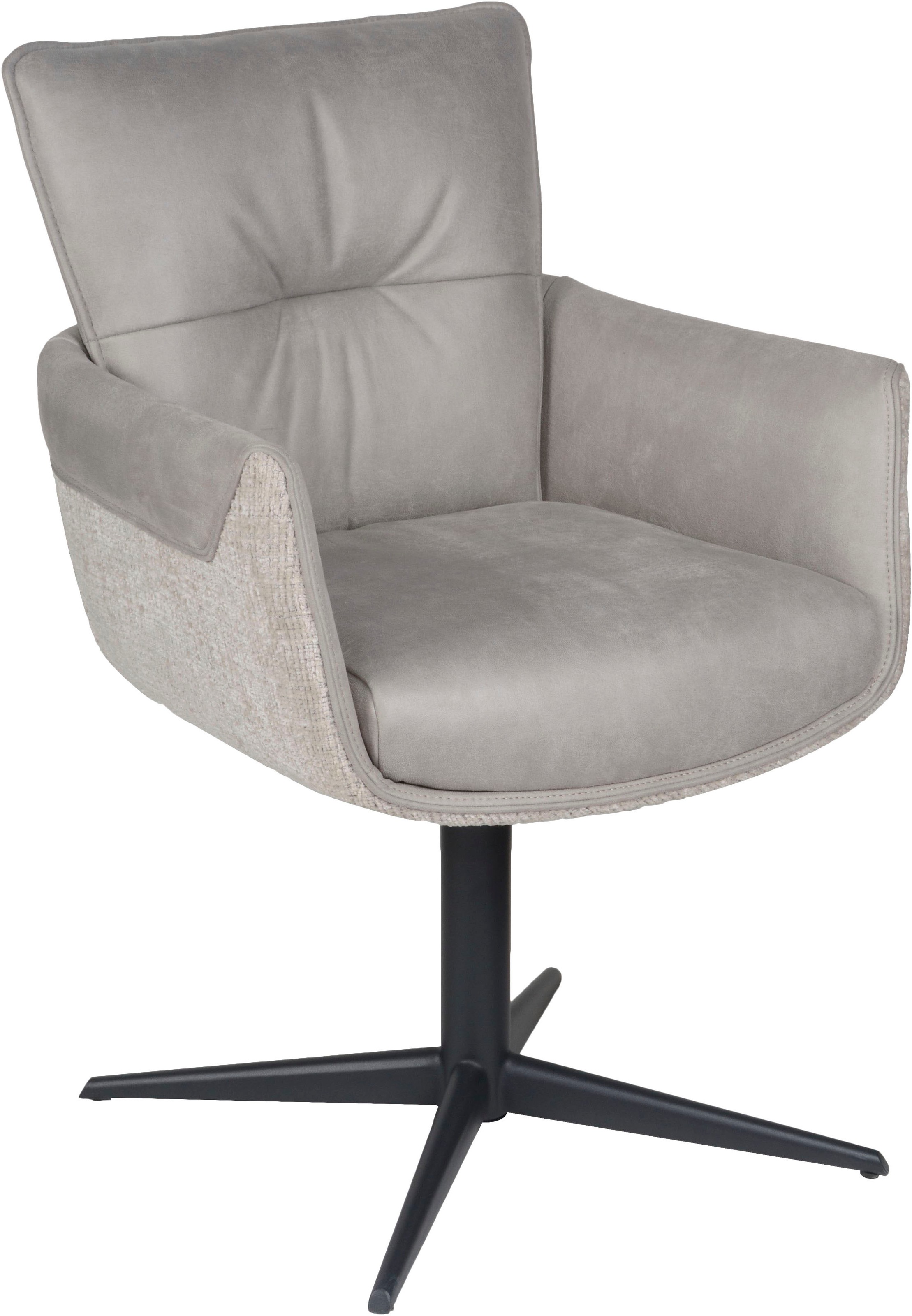 Home affaire Esszimmerstuhl "Milano" (Set) 2 Stk. Boucle  Kunstleder Drehst günstig online kaufen