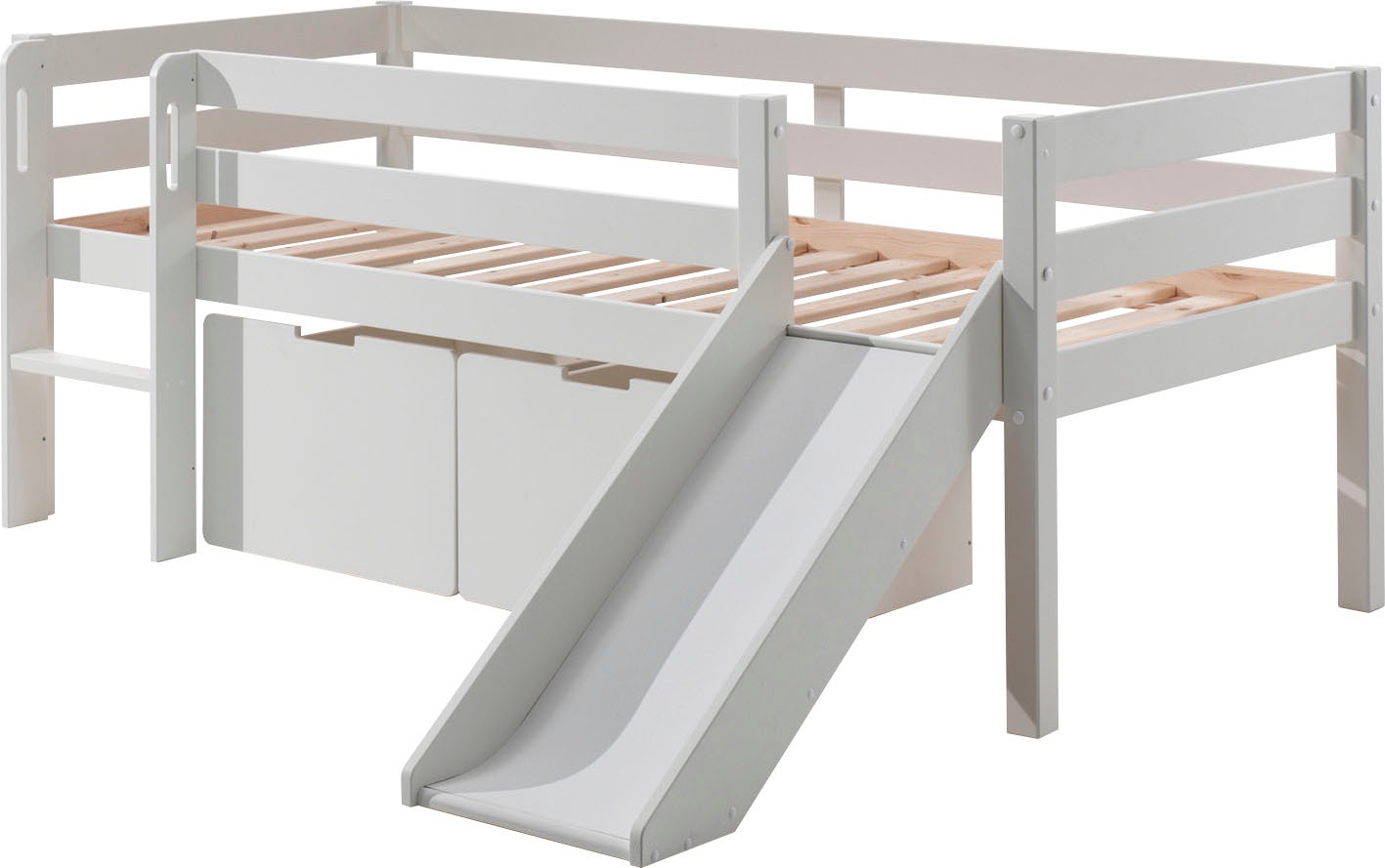 Thumbnail - Vipack Spielbett "Pino, Kiefer massiv, mit Rolllattenrost, 2 Rollboxen, Made in Europe", (B/H/T ca. 207,6x83x175cm, inkl...