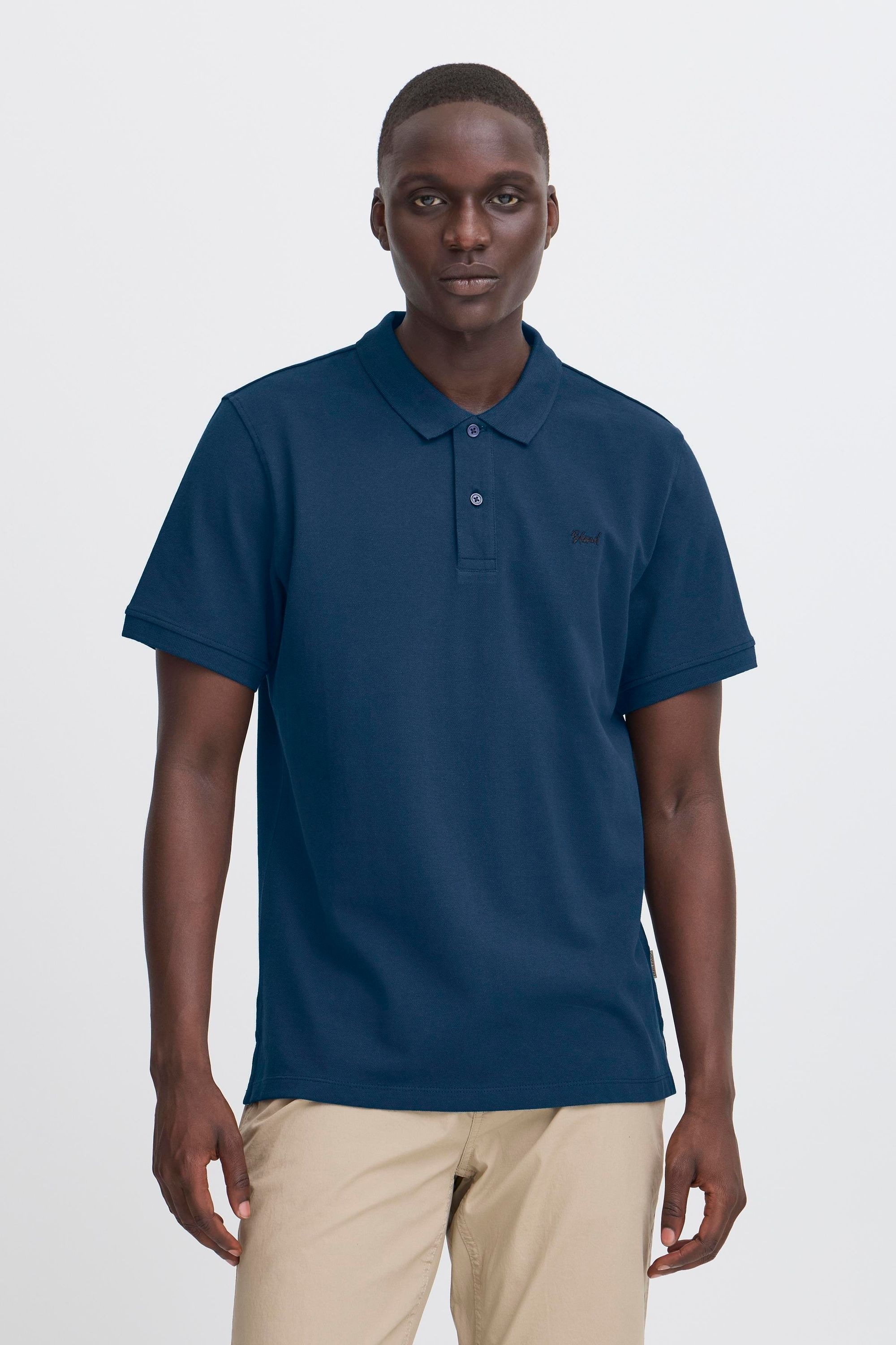 Blend Poloshirt "BHPrilo", Klassisches Poloshirt mit Stickerei günstig online kaufen