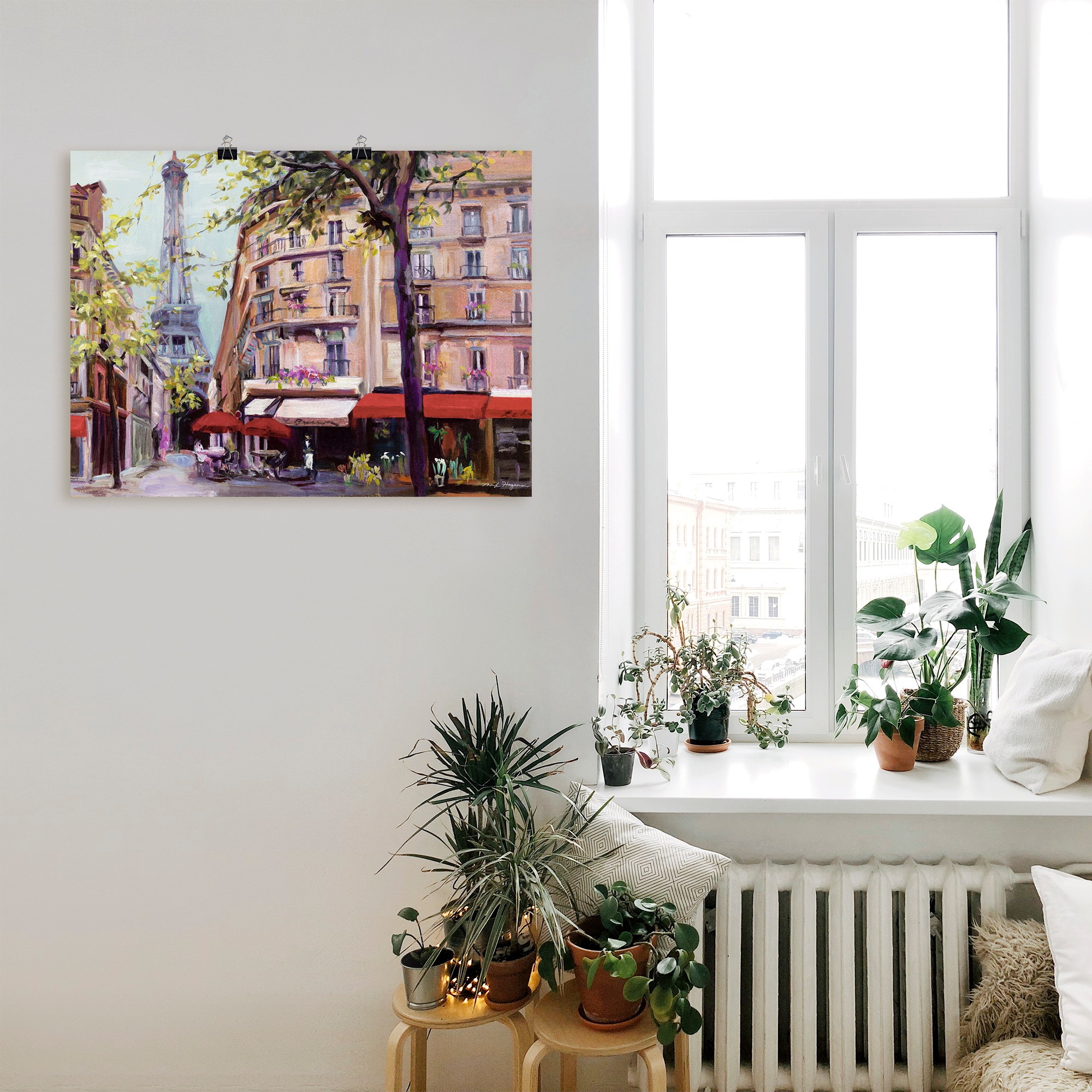Artland Wandbild »Frühling in Paris«, Frankreich, (1 St.), als Leinwandbild, Poster in verschied. Größen