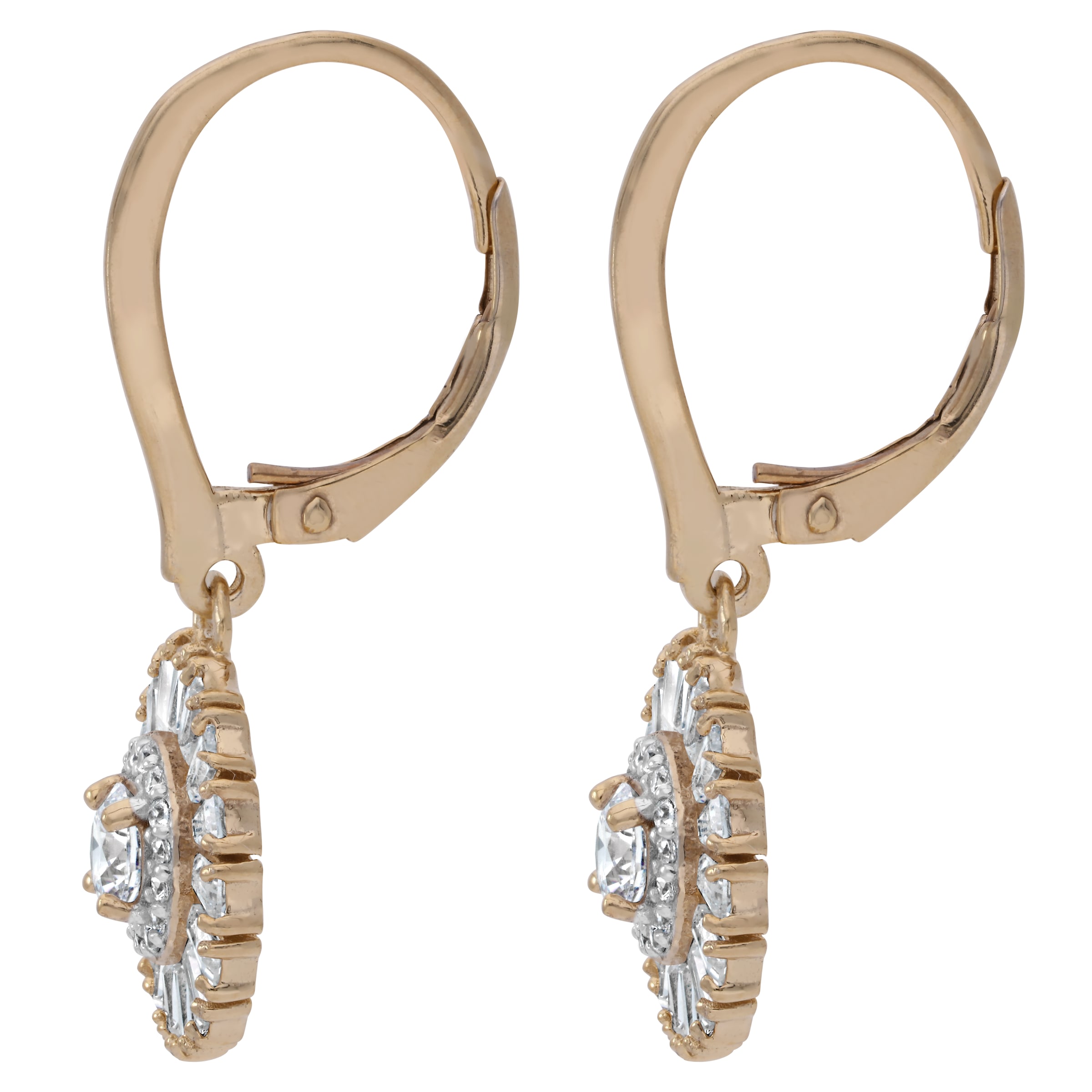 Firetti Paar Ohrhänger »Schmuck Geschenk Silber 925 Ohrschmuck Ohrringe Sonne« mit Zirkonia (synth.)