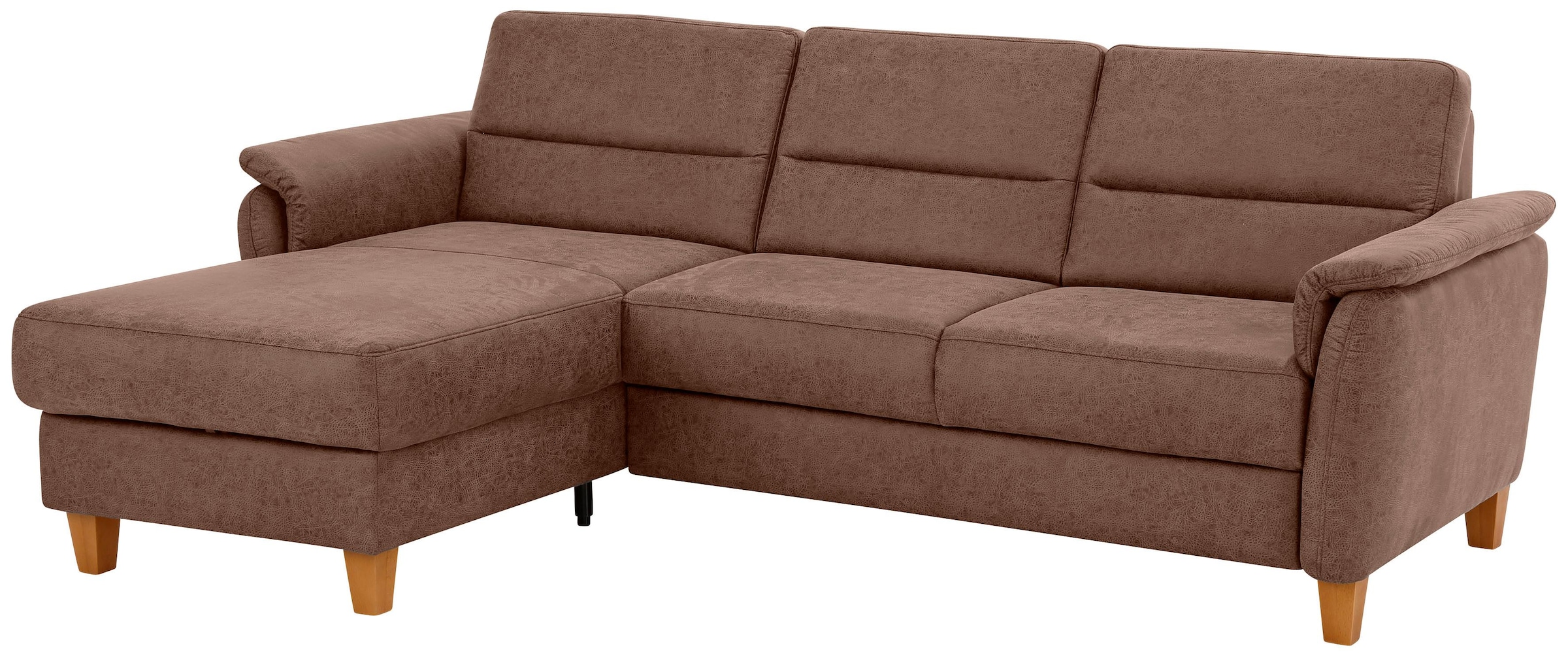 Home affaire Ecksofa "Palmera L-Form, B: 244 cm" optional Bettfunktion & Be günstig online kaufen