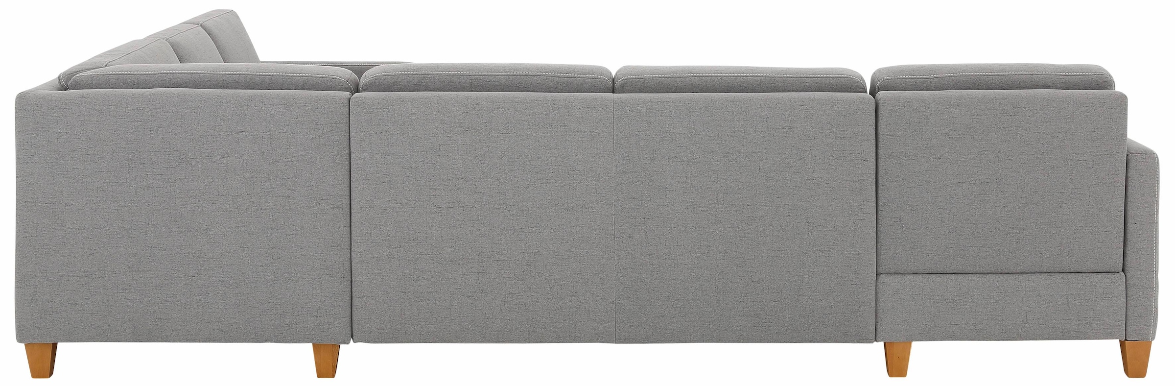 Home affaire Wohnlandschaft »Earl U-Form« wahlweise auch mit Bettfunktion oder Bettfunktion mit Bettkasten