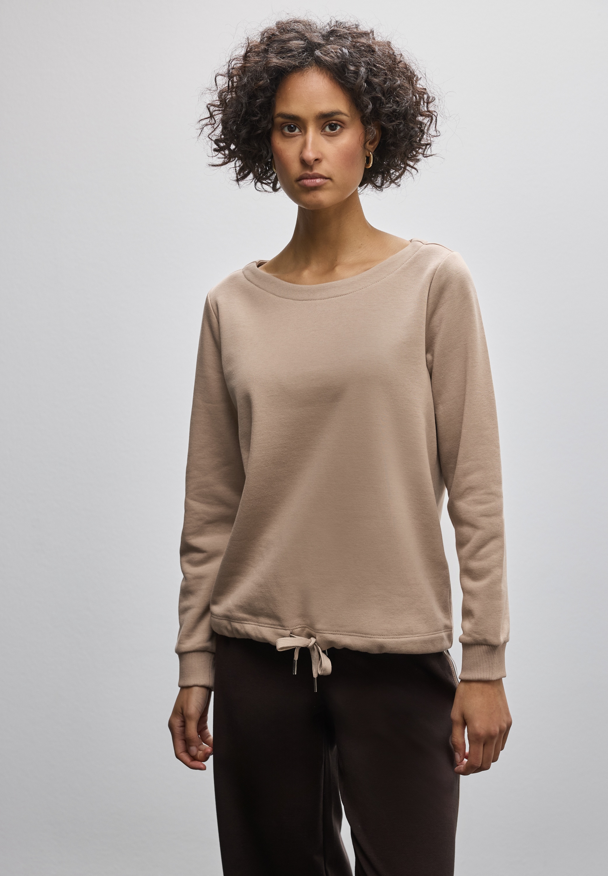 STREET ONE Sweatshirt, im soften Baumwoll-Mix