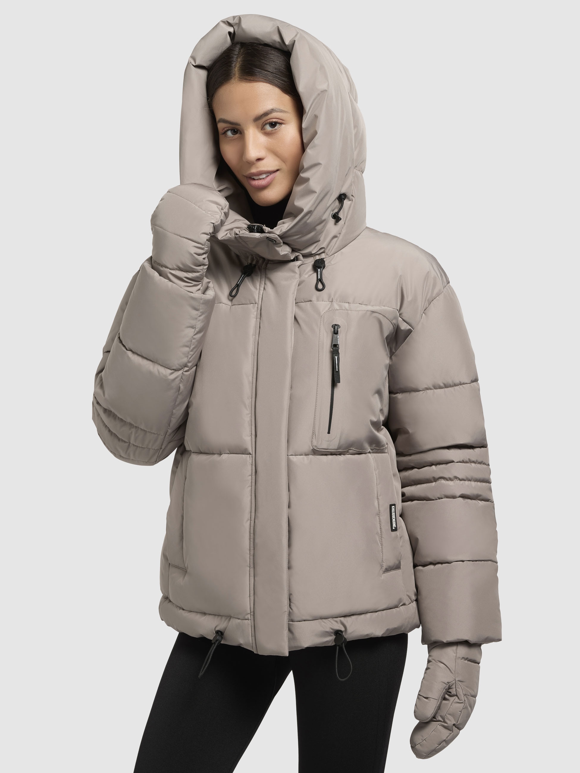 khujo Steppjacke »PEEKE«, mit Kapuze