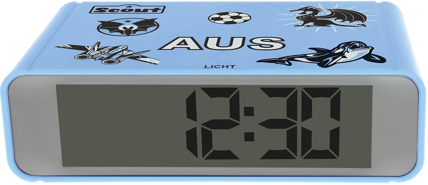 Scout Quarzwecker »Digi Clock, 280001026«, mit digitaler Anzeige, ideal auch als Geschenk