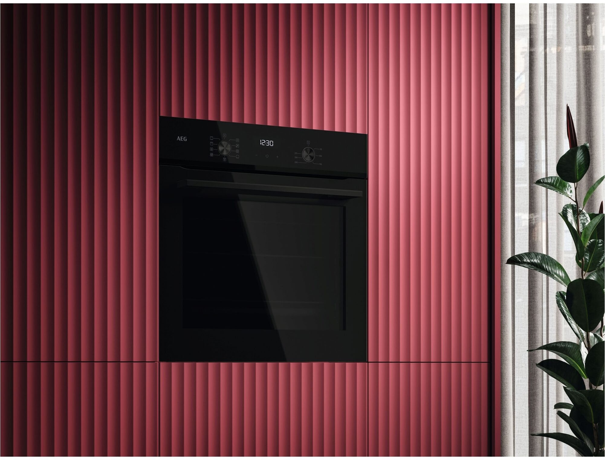 AEG Einbaubackofen SurroundCook® Serie 5000 »TU5AB20WSK«, Aqua-Reinigungsfunktion, Reinigung mit Wasserdampf, Timer, Heißluft, Pizza- & Grillstufe