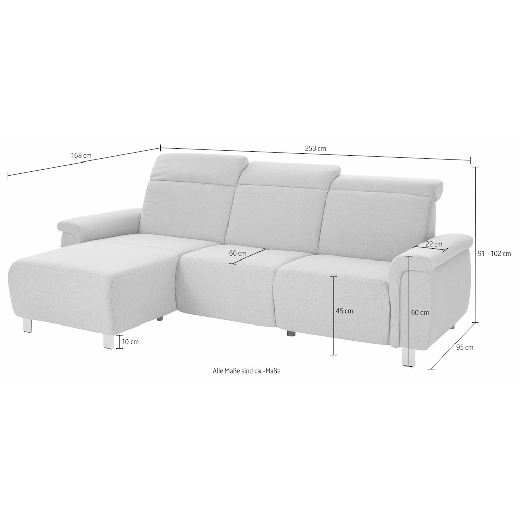 sit&more Ecksofa »Township L-Form«