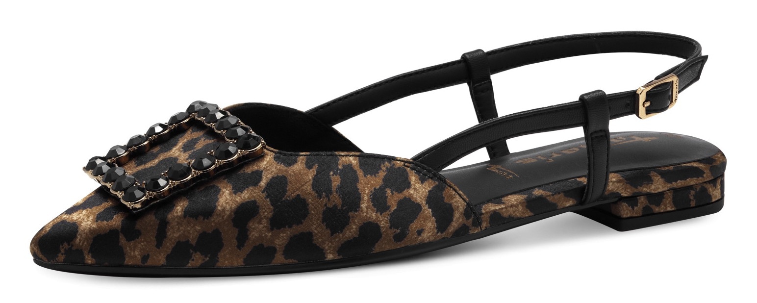 Tamaris, Blockabsatz, Sommerschuh mit schickem Schmuckelement