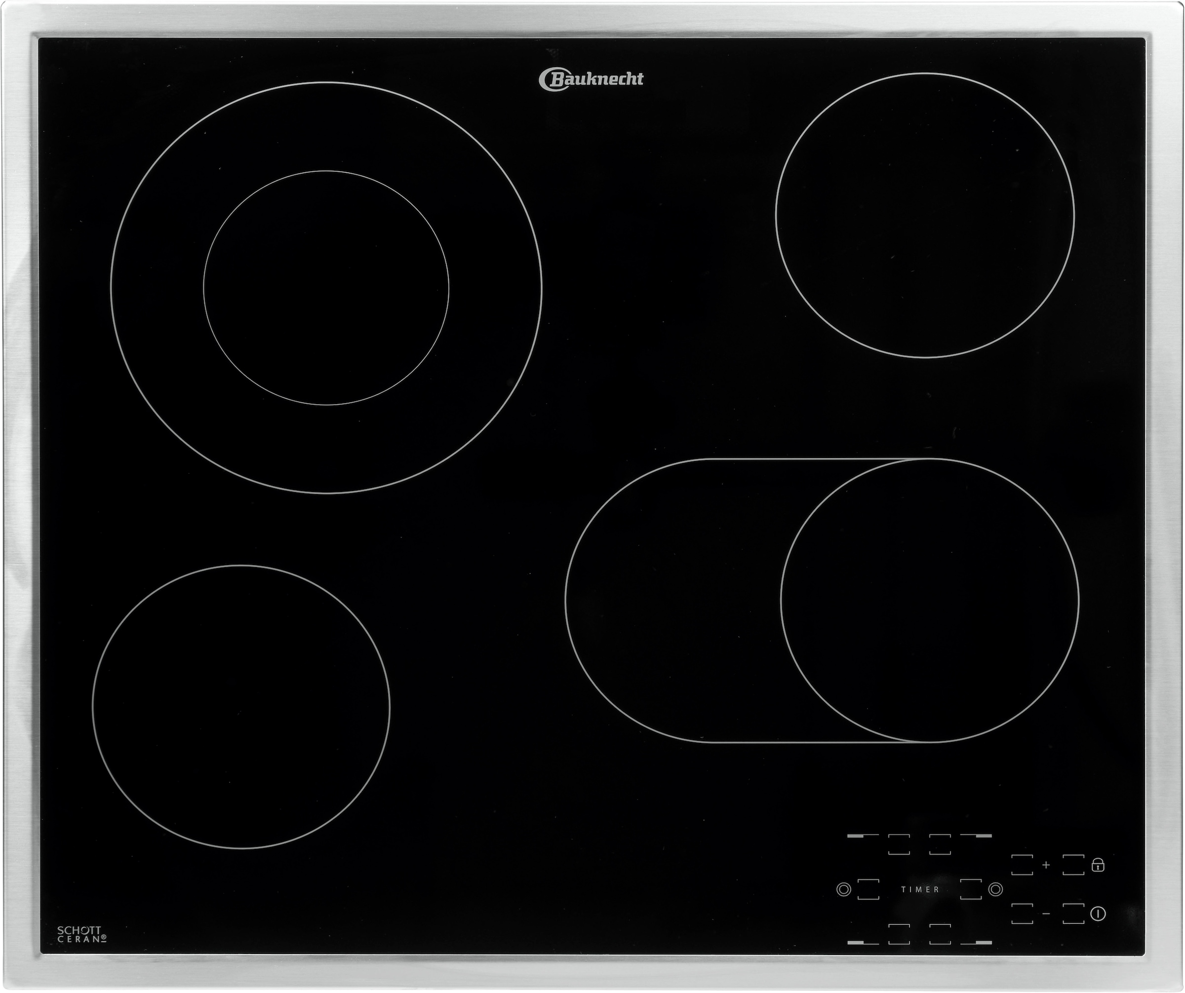 BAUKNECHT Backofen-Set »BAKO ISLAND«, BAR2 KH8V2 IN, mit 2-fach-Teleskopauszug, Hydrolyse