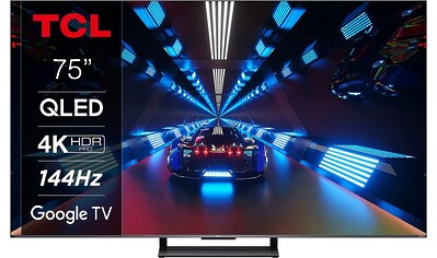 TCL QLED-Fernseher »75C731X1«, 189 cm/75 Zoll, 4K Ultra HD, Smart-TV-Google TV, 4K HDR... kaufen