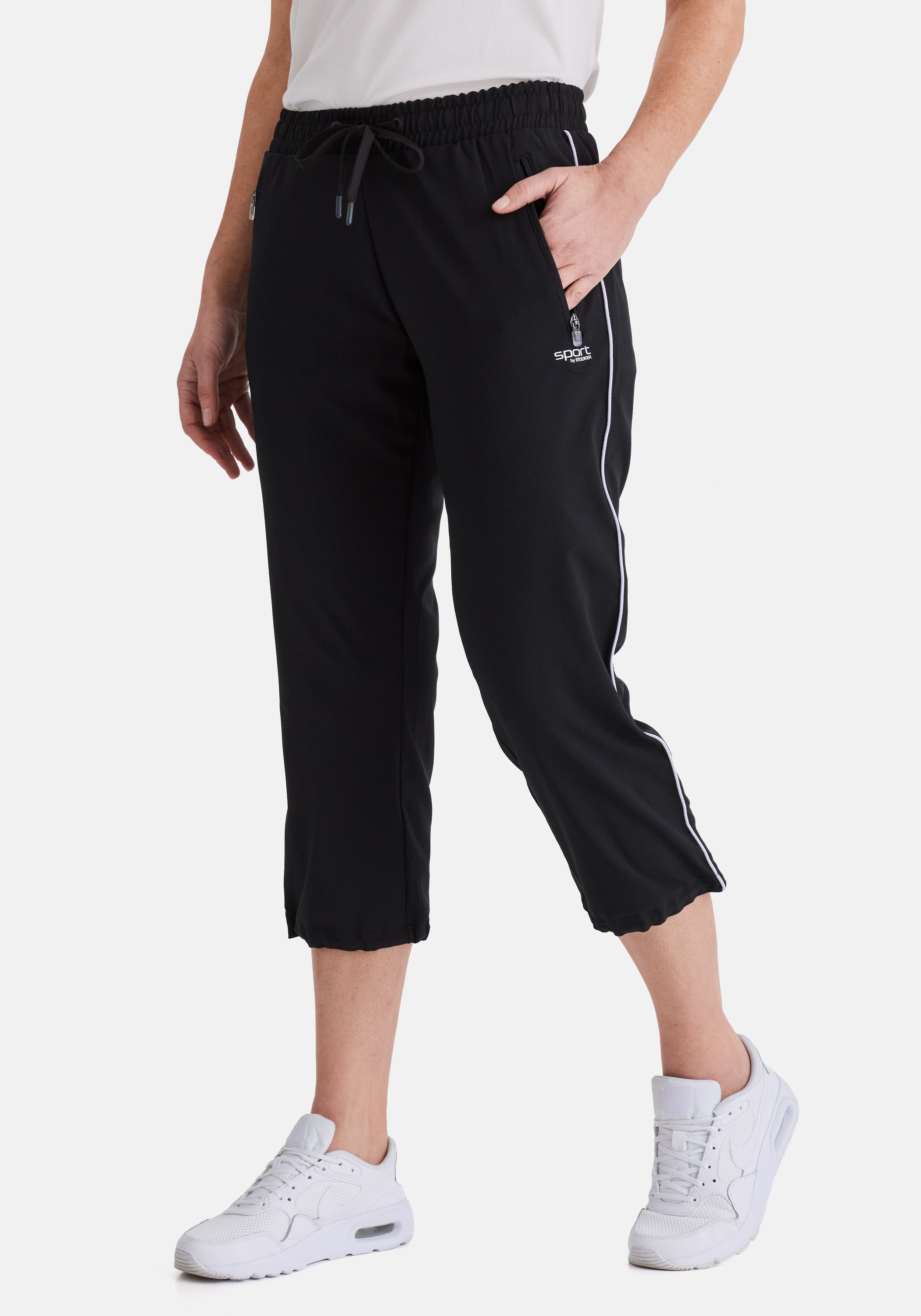 STOOKER WOMEN Sporthose »Stripe 7/8 Sporthose«  Regular Fit Sport Synthetik für Damen