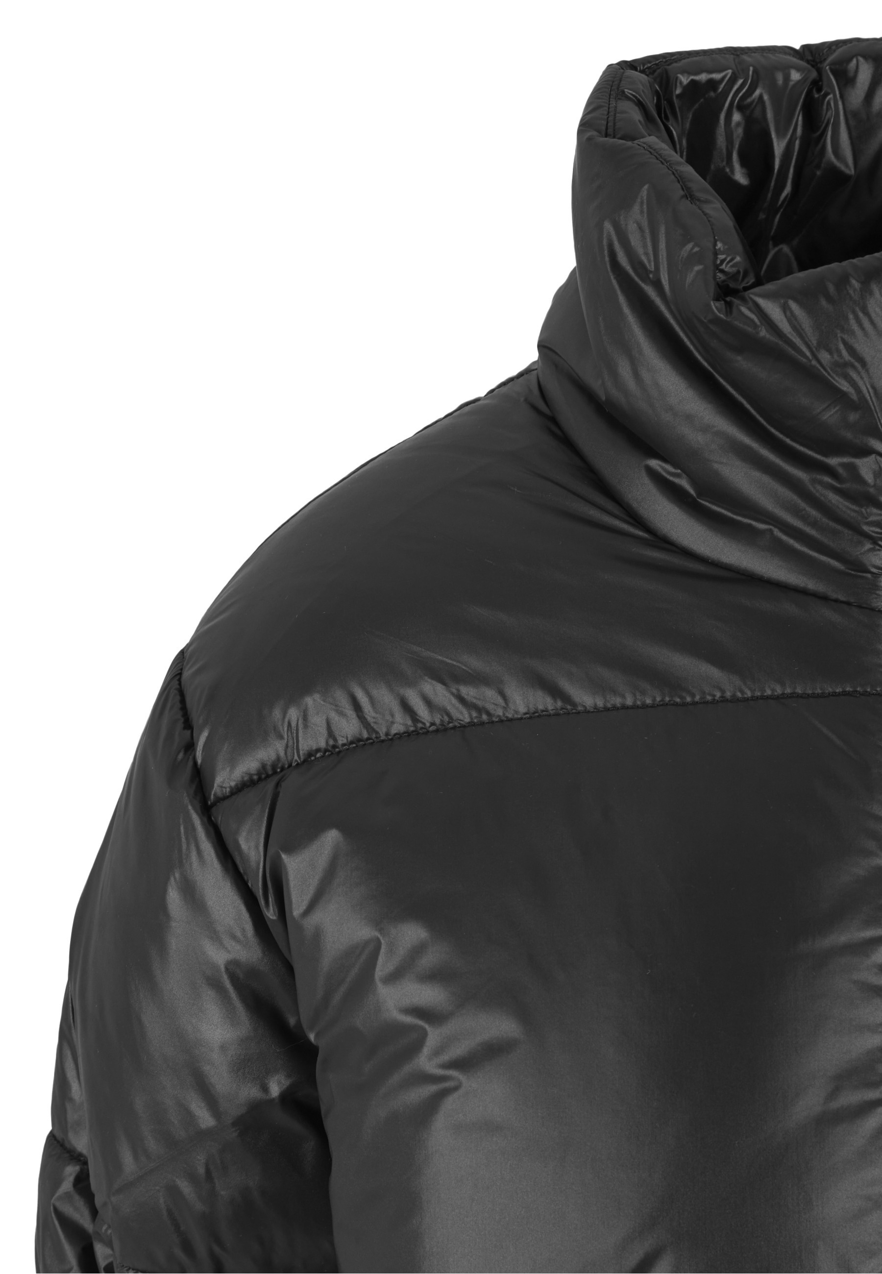Urban Classics Veste Matelassée Recycled Short Shiny Black XL Femme 3