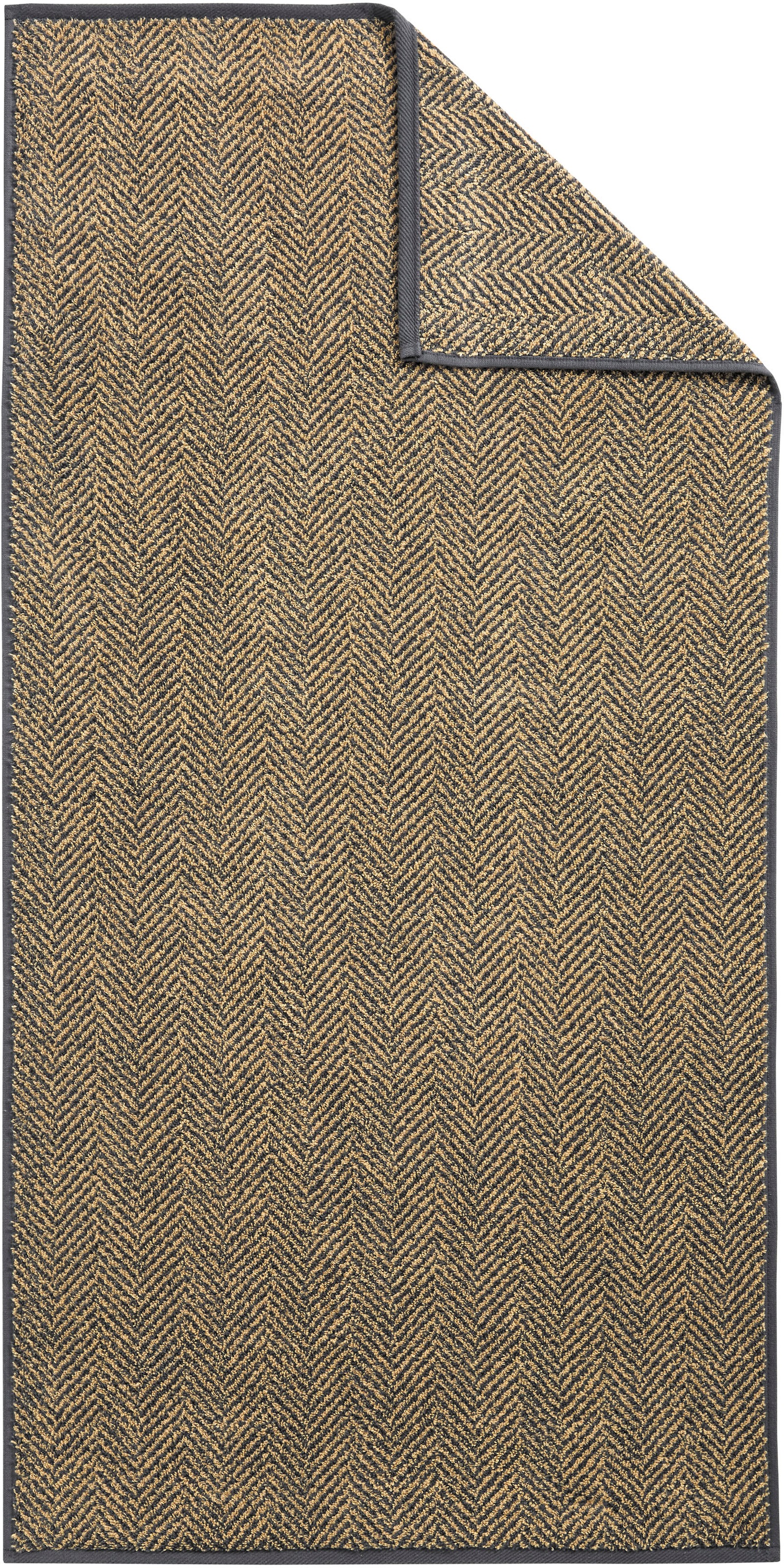 Dyckhoff Handtuch Set »Golden Shades Herringbone«, Set, 6 tlg., Walkfrottier, 4 Handtücher (50x100cm), 2 Duschtücher (70x140cm)