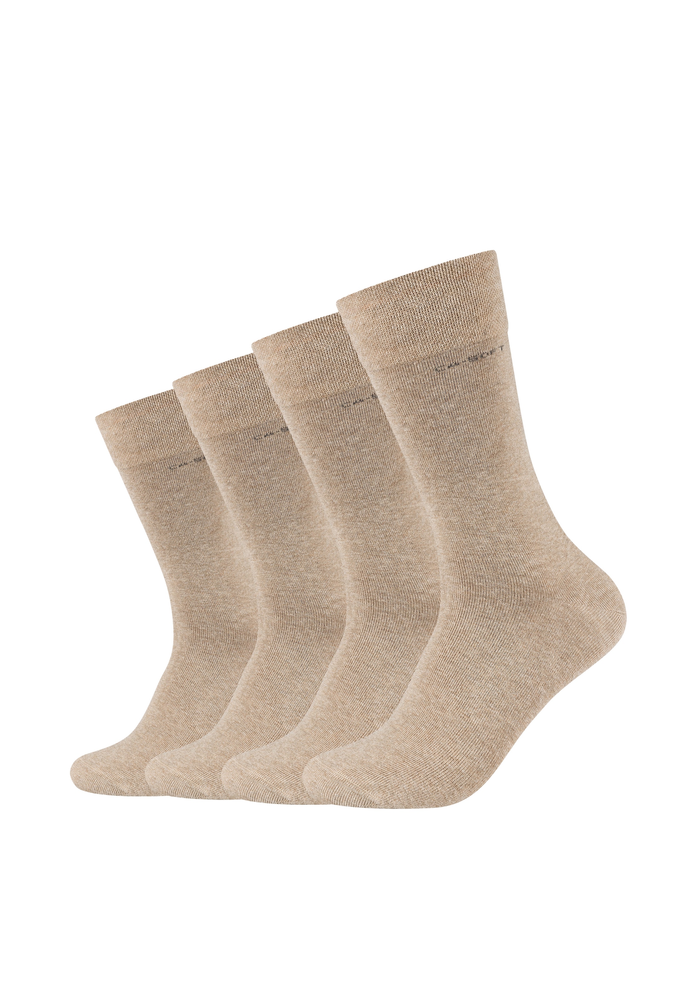 Camano Socken, (4er Pack), mit verstärktem Fersen- und Zehenbereich