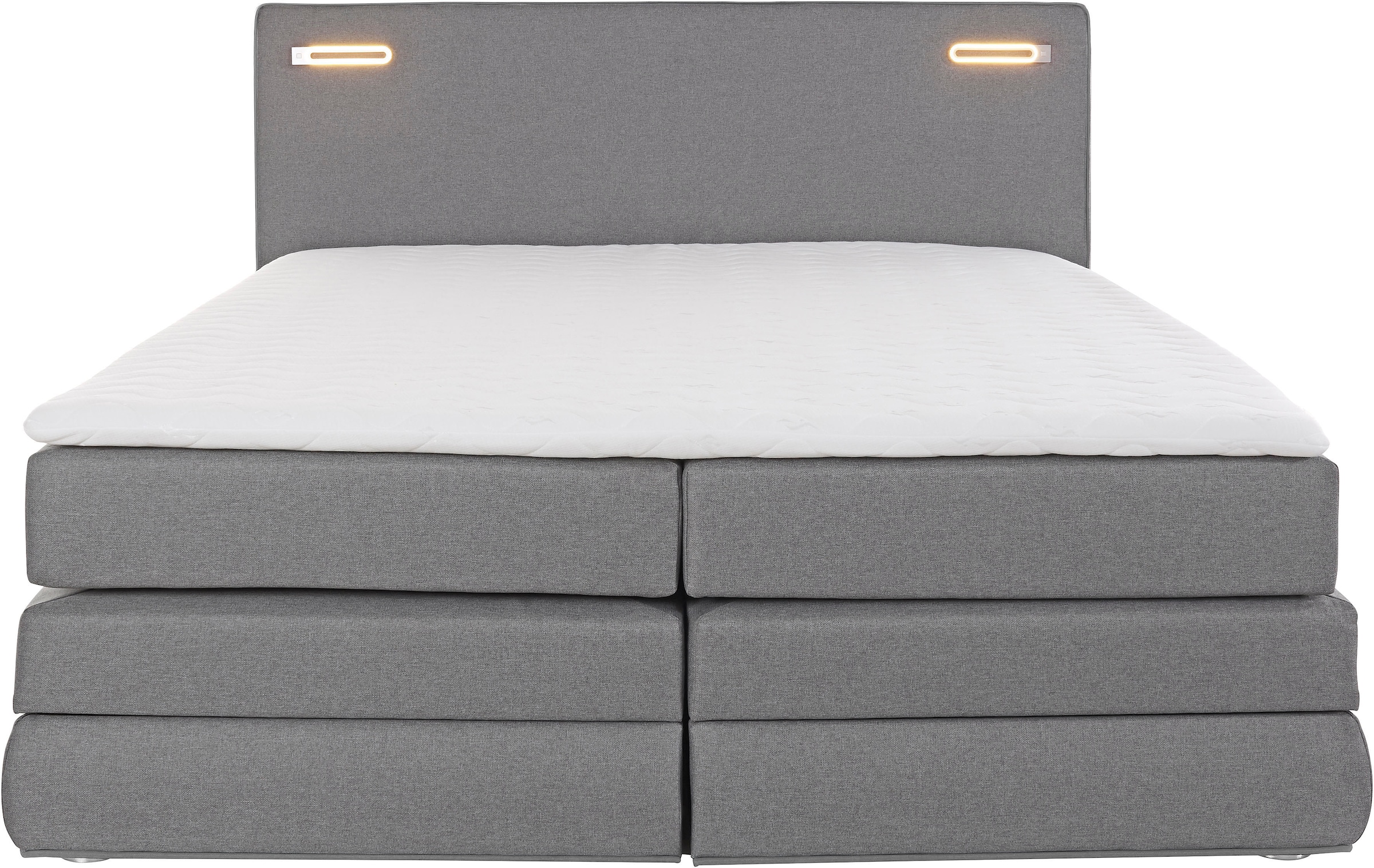COLLECTION AB »NINONI, Stauraumbett mit Bettkasten & TTFK-Matratze« inkl. Topper, wahlweise mit LED-Beleuchtung, 180/200 cm x 200 cm