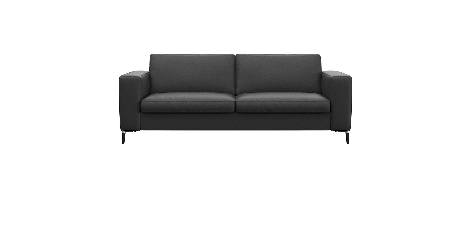FLEXLUX 2,5-Sitzer "Fiore, superbequemer Sitzkomfort durch Kaltschaum im Sitz" breite Armlehnen, Füße Alu+schwarz