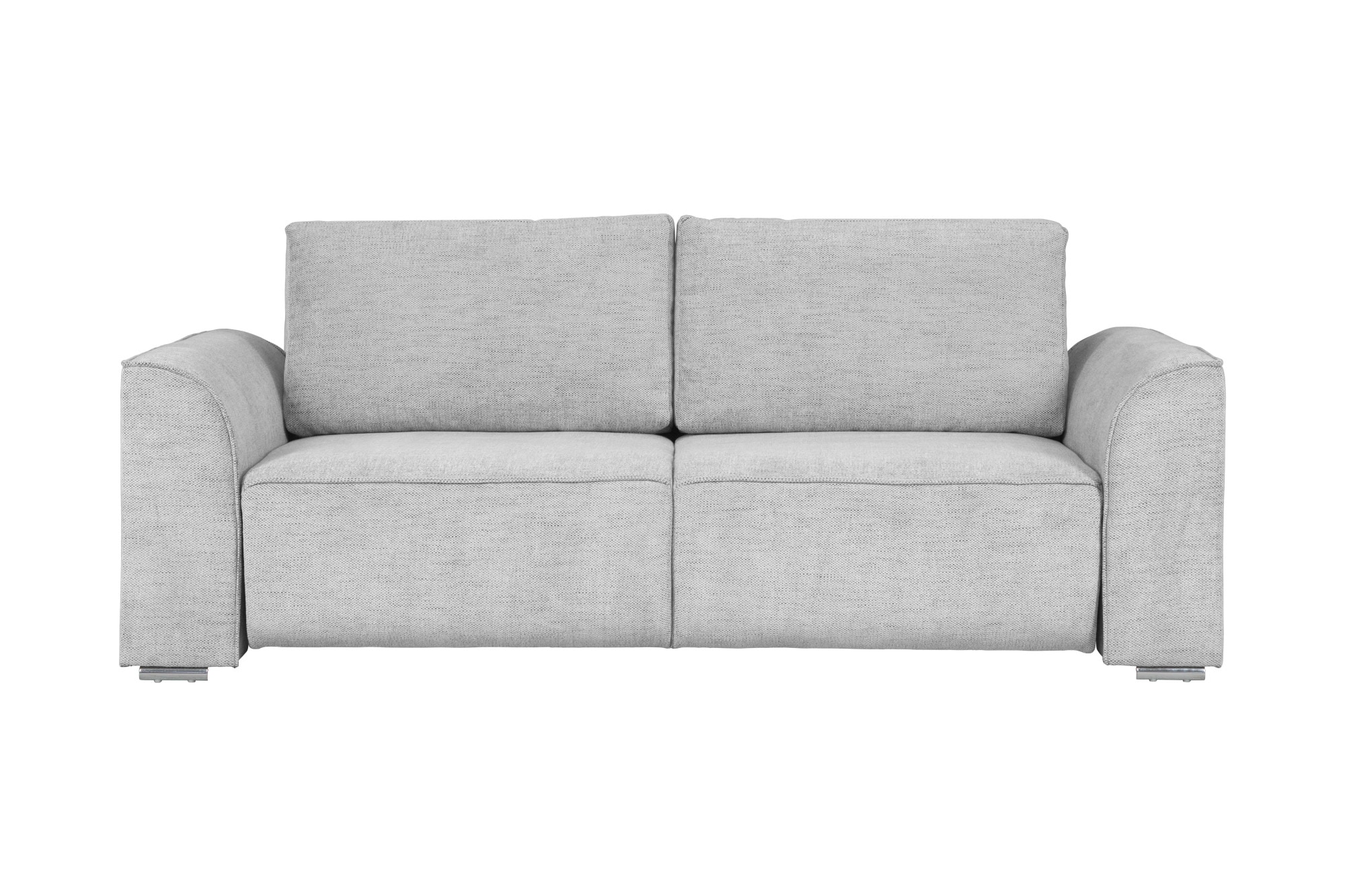 INOSIGN 2-Sitzer »BEATRICE, erhältlich in trendigen Stoffoptionen, B/T/H: 143/73/92 cm«, In hochwertiger Verarbeitung, incl. 2 großen Zierkissen in Korpusfarbe