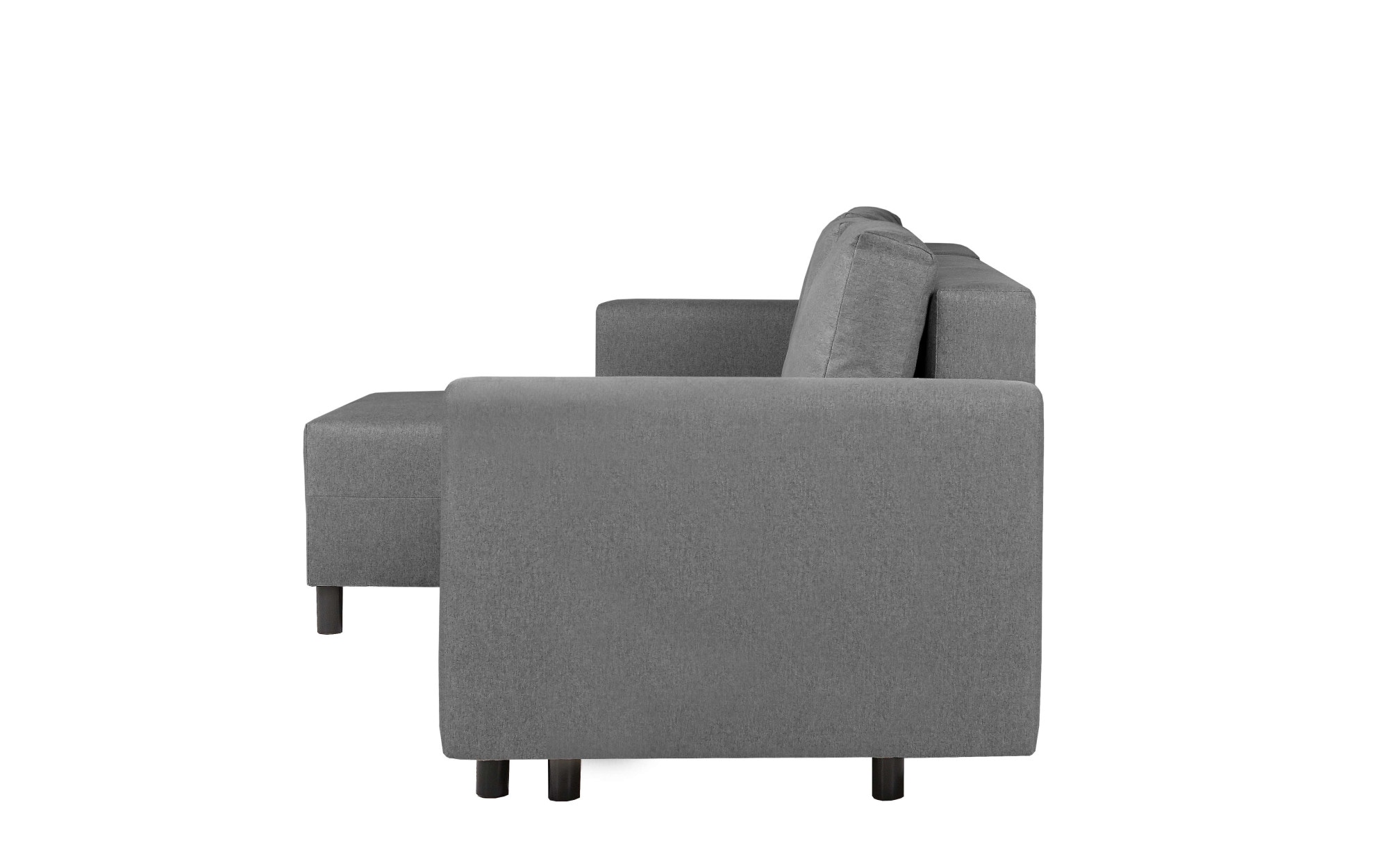 INOSIGN Ecksofa »GLENOE Schlafsofa mit Bettkasten, Recamiere beidseitig montierbar«, L-Form, Maße B/T/H: 230/135/84,5 cm, Velvet & Struktur weich