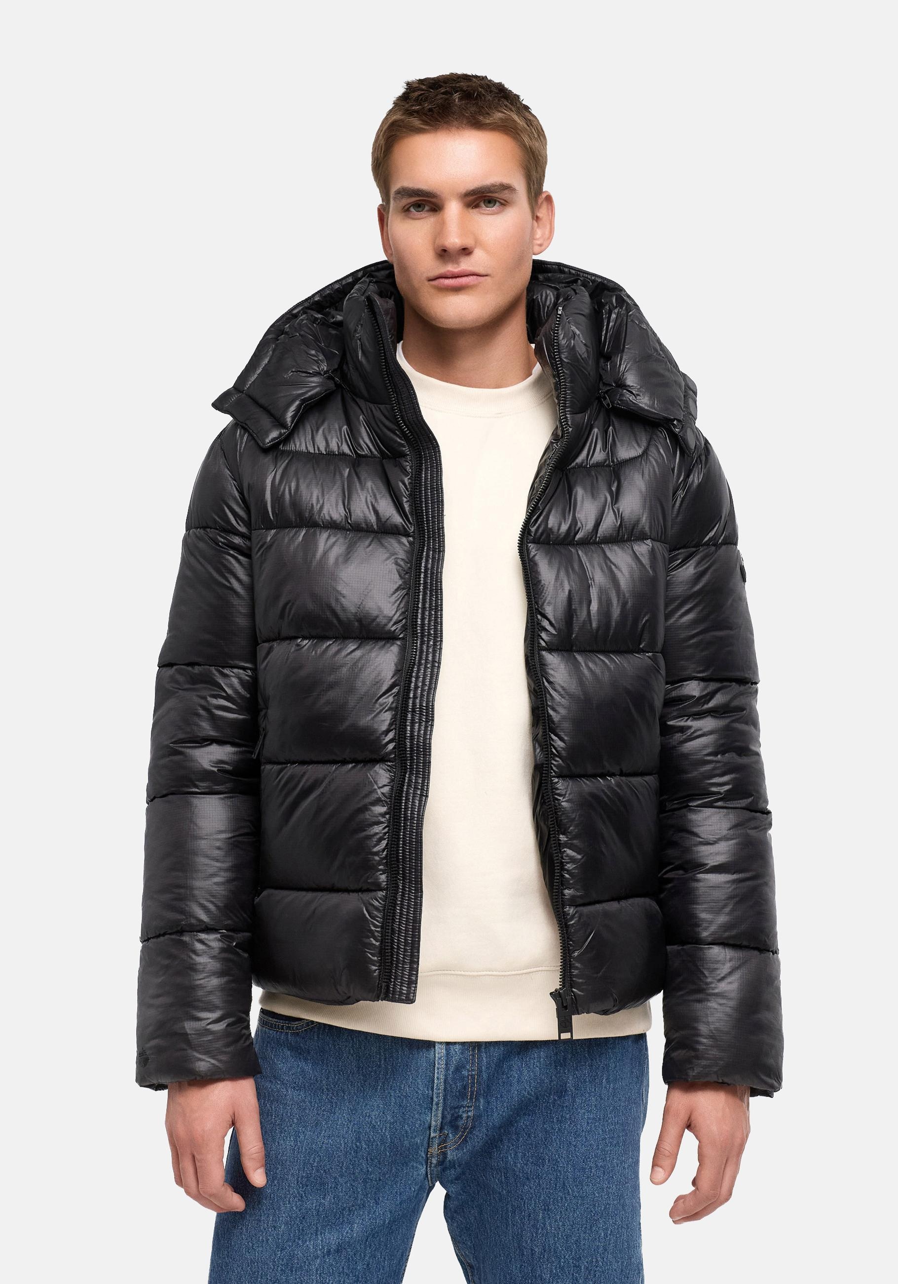 Stone Harbour Steppjacke "Ezioo XX" mit Kapuze Herren Winterjacke mit magnetischen Knöpfen