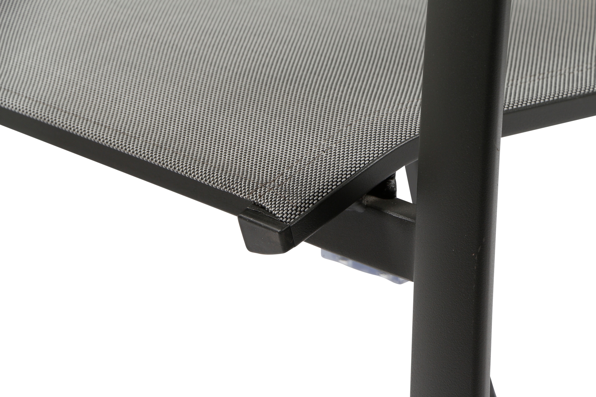 Siena Garden Gartensessel »VELIA Stapelsessel matt anthrazit« Gestell aus Aluminium, Ranotex®-Gewebe dunkelgrau