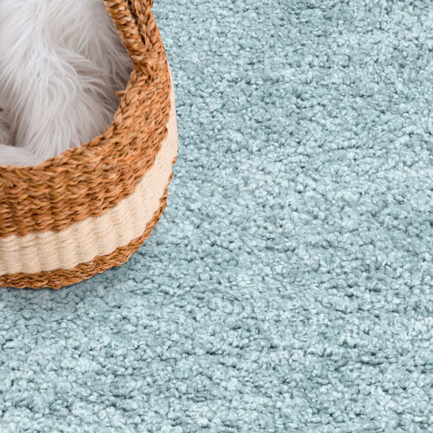Carpet City Hochflor-Teppich »City Shaggy«, rund, 30 mm Höhe, Teppich Langflor, Uni, Shaggy, flauschig-weich
