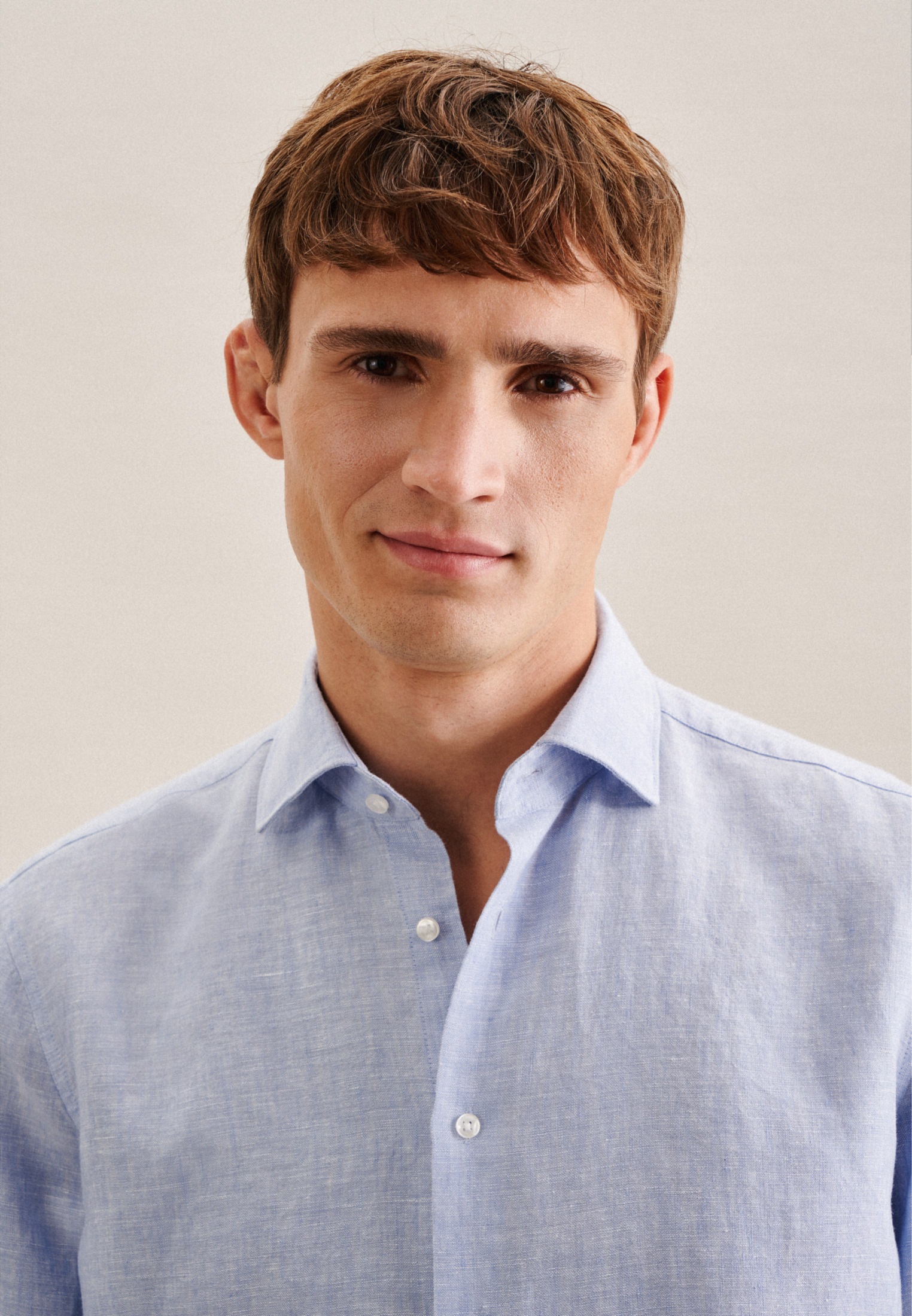 Thumbnail - seidensticker Businesshemd "Regular" Regular 1/1 Kentkragen Uni