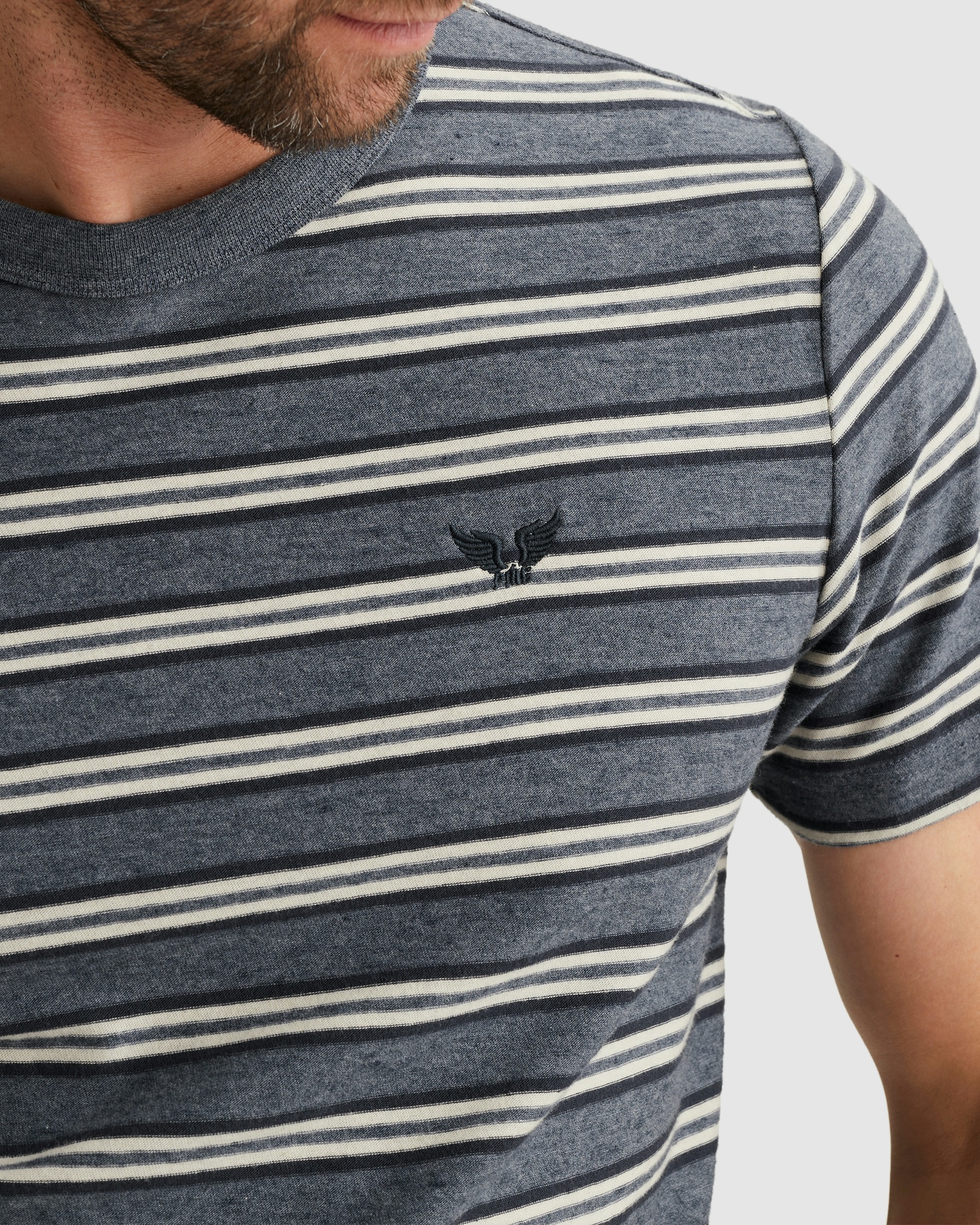 PME LEGEND T-Shirt in melierter Optik
