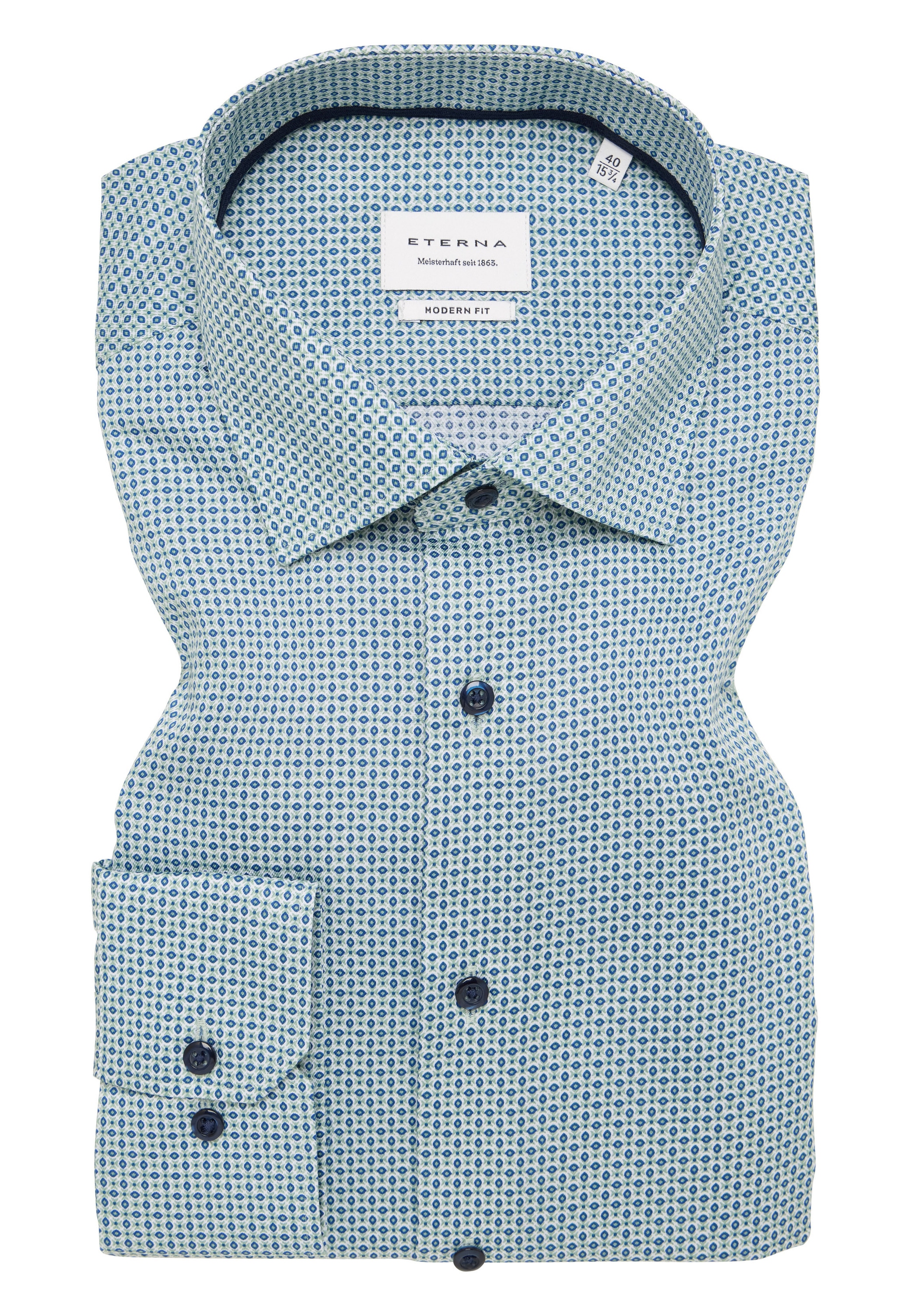 Eterna Langarmhemd »MODERN FIT«, NON IRON (bügelfrei)