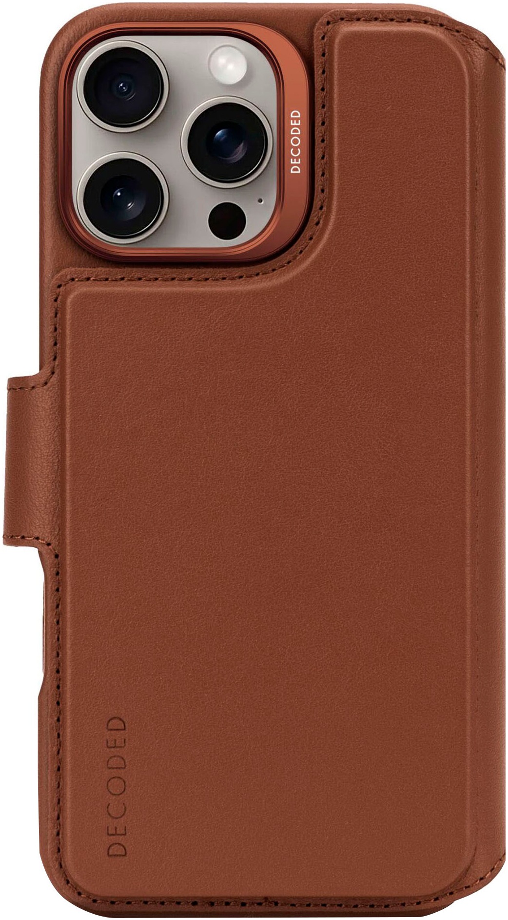 DECODED Smartphone-Hülle »Leather Detachable Wallet iPhone 16 Pro Max«, Smartphones