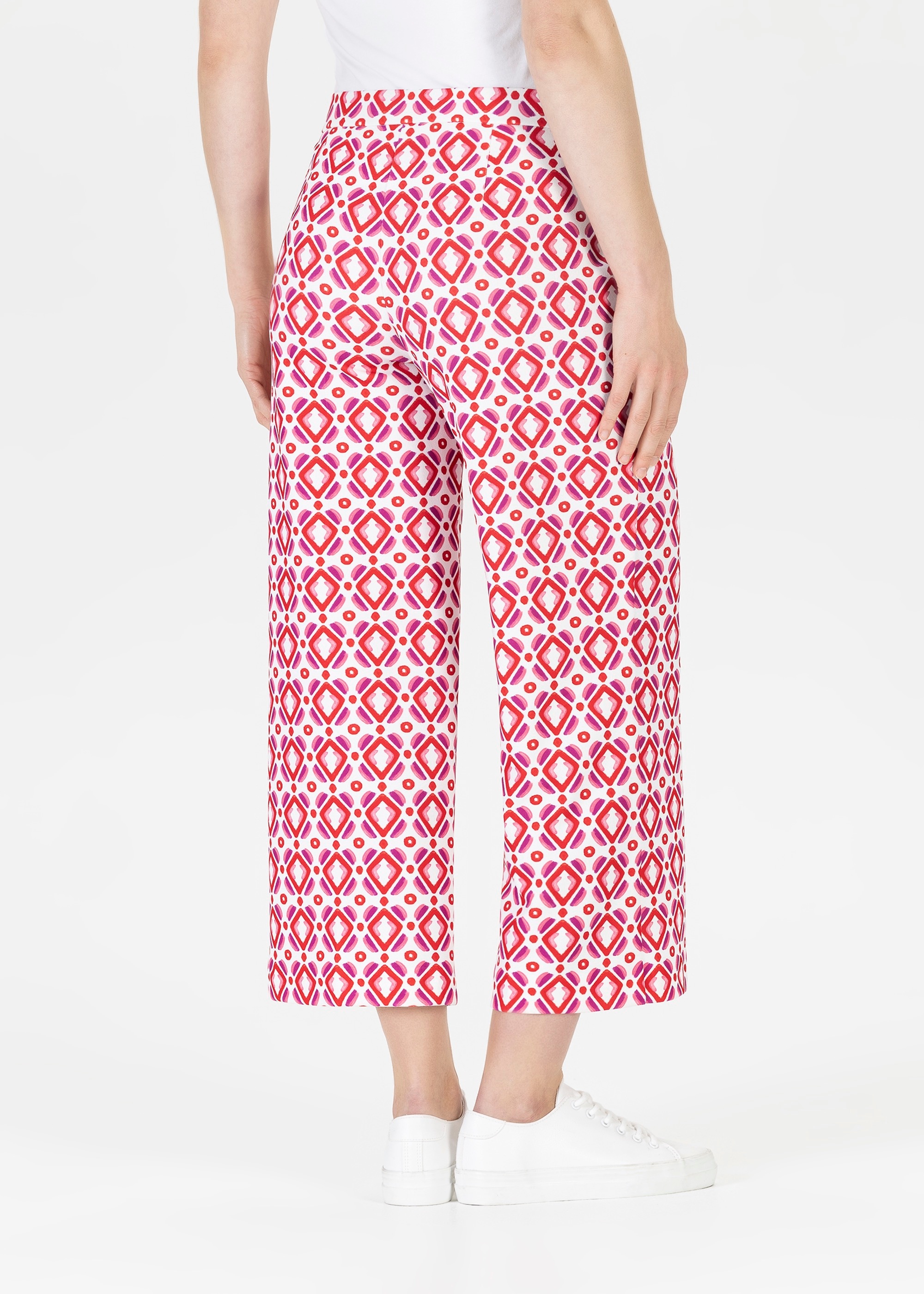 Thumbnail - Stehmann 3/4-Hose mit grafischem Muster