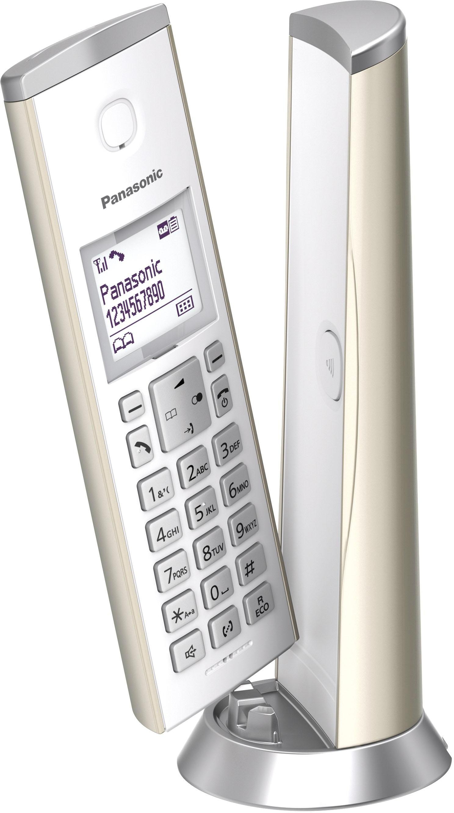 Panasonic Schnurloses DECT-Telefon »KX-TGK220«, (Mobilteile: 1), 4 Wege Navigationstaste