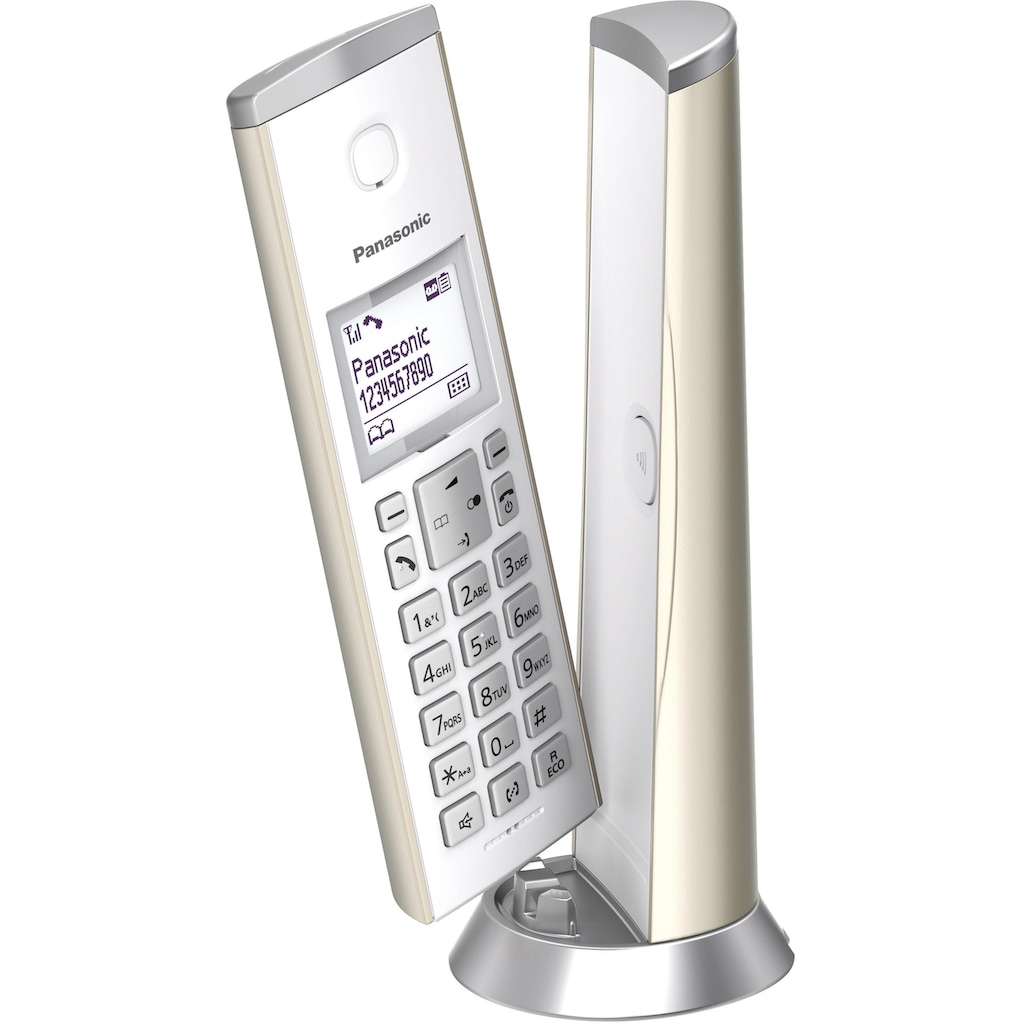 Panasonic Schnurloses DECT-Telefon »KX-TGK220«, (Mobilteile: 1), 4 Wege Navigationstaste