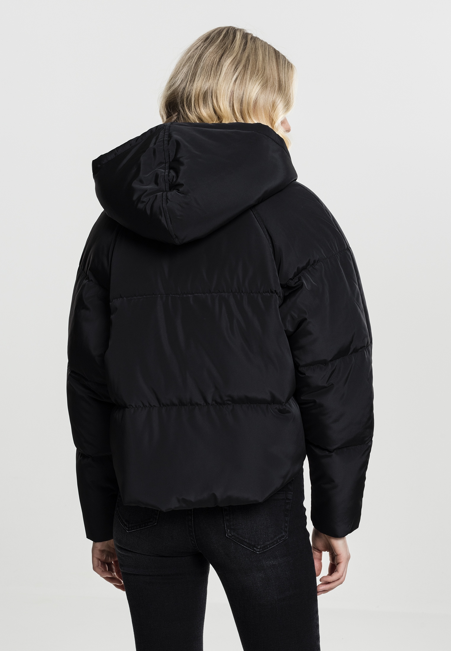 Hooded Outdoorjacke »Damen Jacket«, online | bestellen Oversized Puffer Ladies mit St.), Kapuze CLASSICS (1 URBAN BAUR