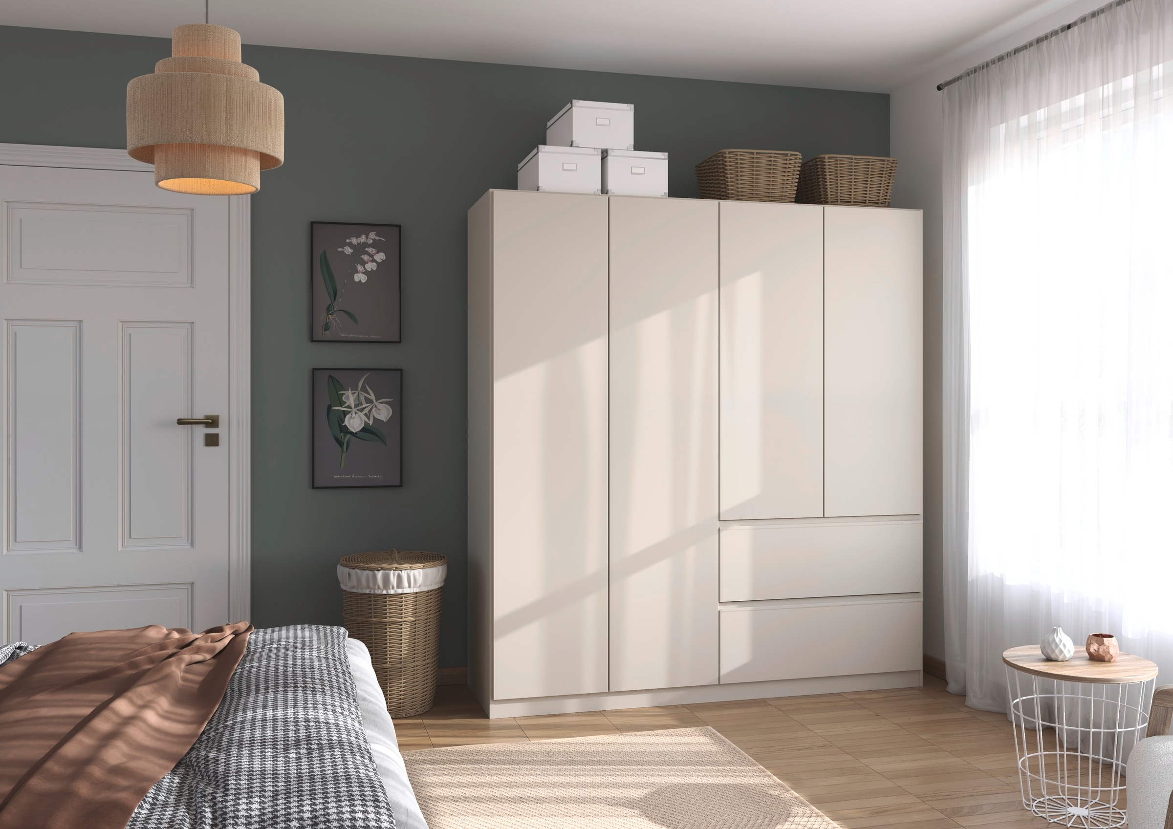 rauch Drehtürenschrank "Kleiderschrank Schrank Garderobe Wäscheschrank Schl günstig online kaufen