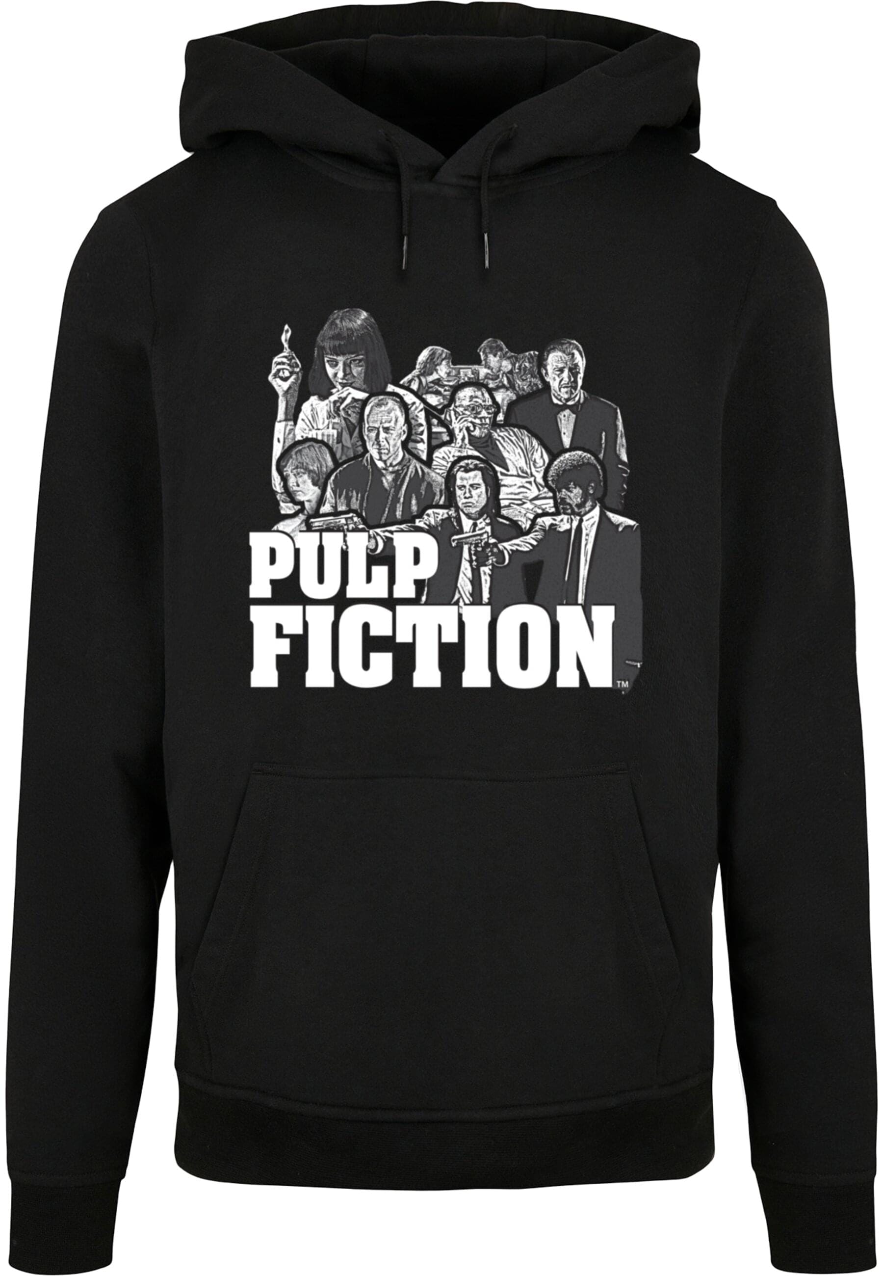 Merchcode Kapuzensweatshirt "Merchcode Pulp Fiction - Cast Graphic Basic Ho günstig online kaufen