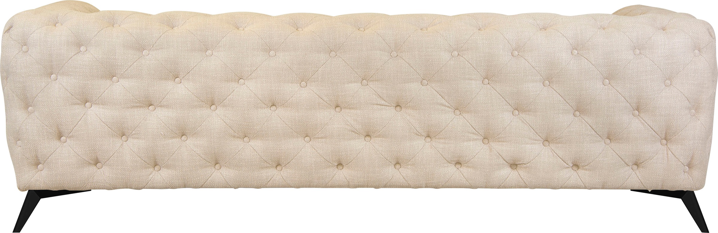 Leonique Chesterfield-Sofa »Glynis«, aufwändige Knopfheftung, moderne Chesterfield Optik, Fußfarbe wählbar