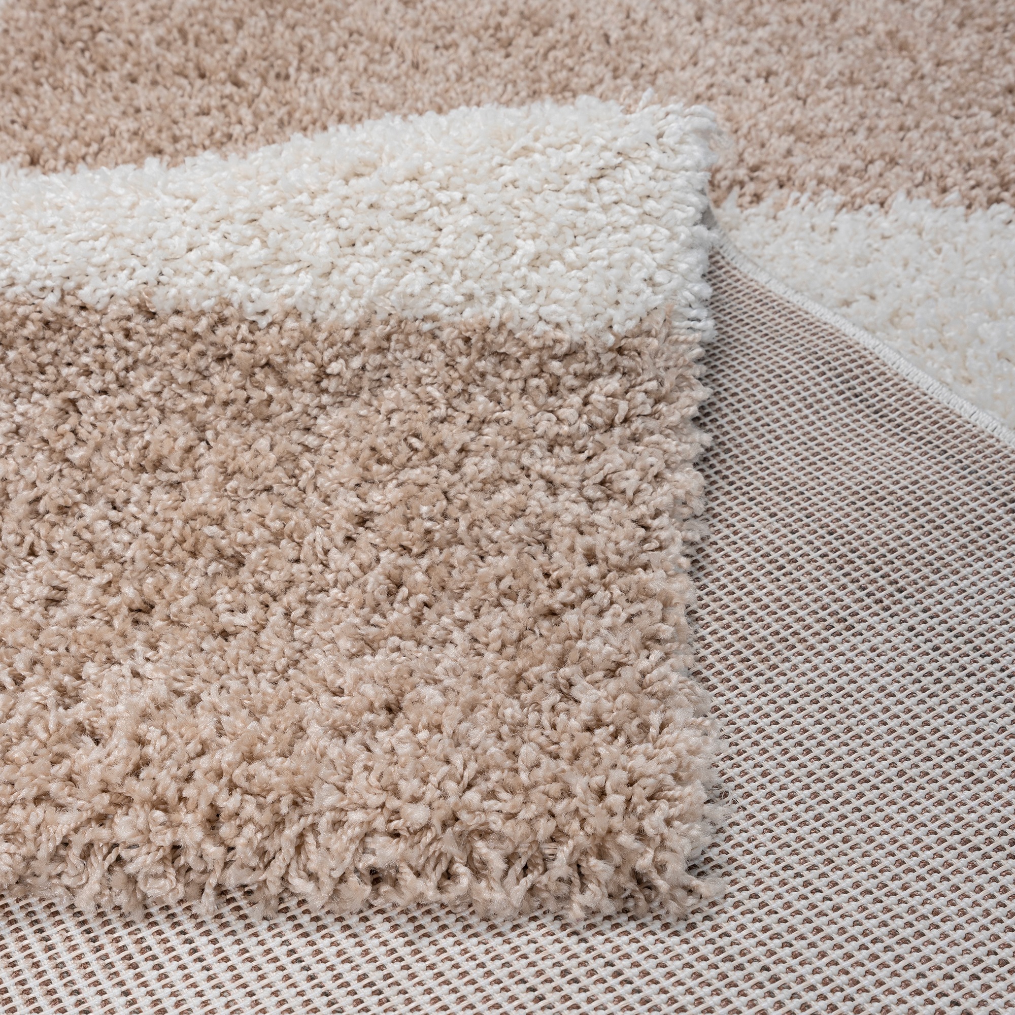 Sanat Hochflor-Teppich "Milano 1254" rechteckig 30 mm Höhe Hochflor, Wohnzi günstig online kaufen