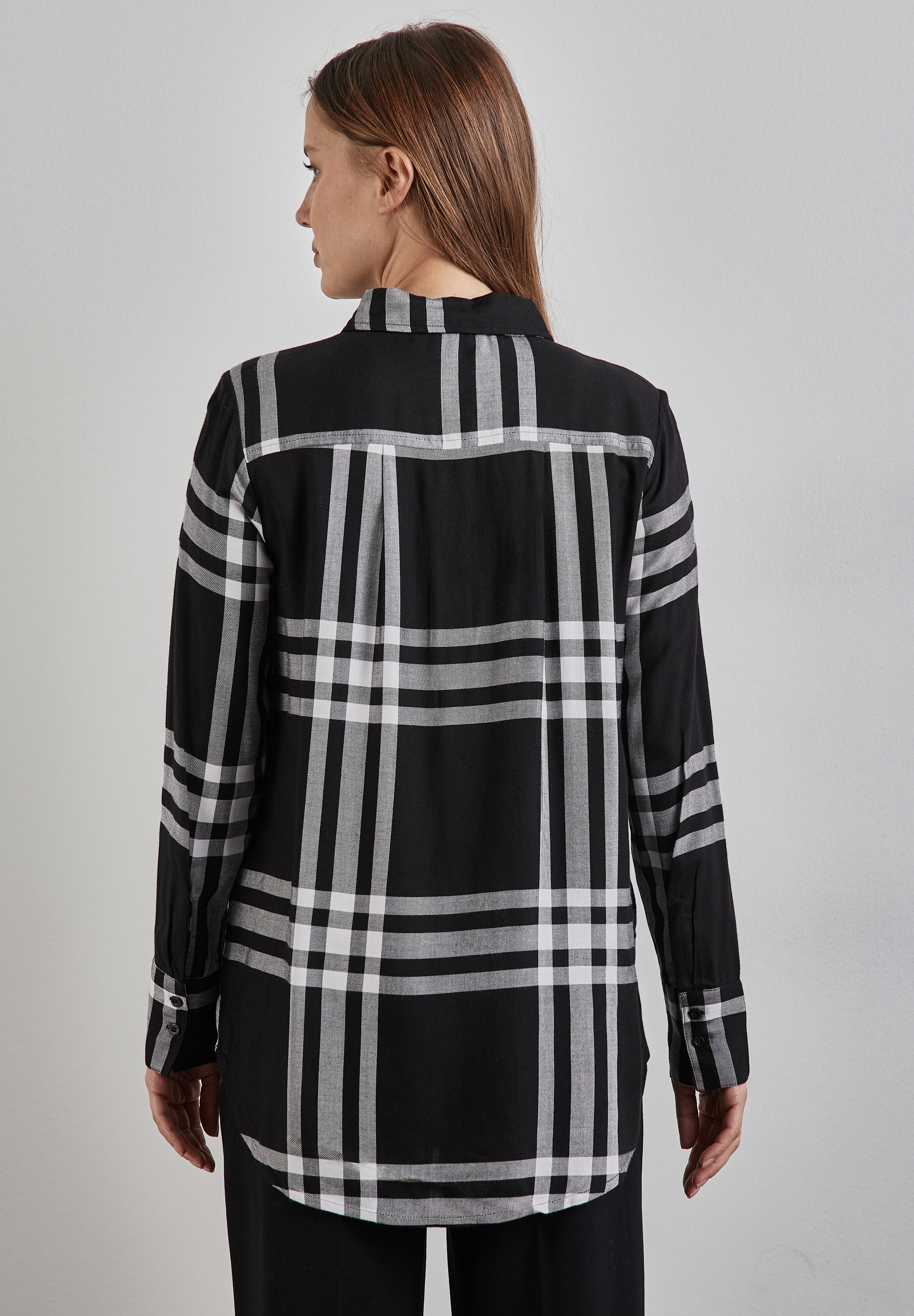 STREET ONE Longbluse, aus softer Viskose