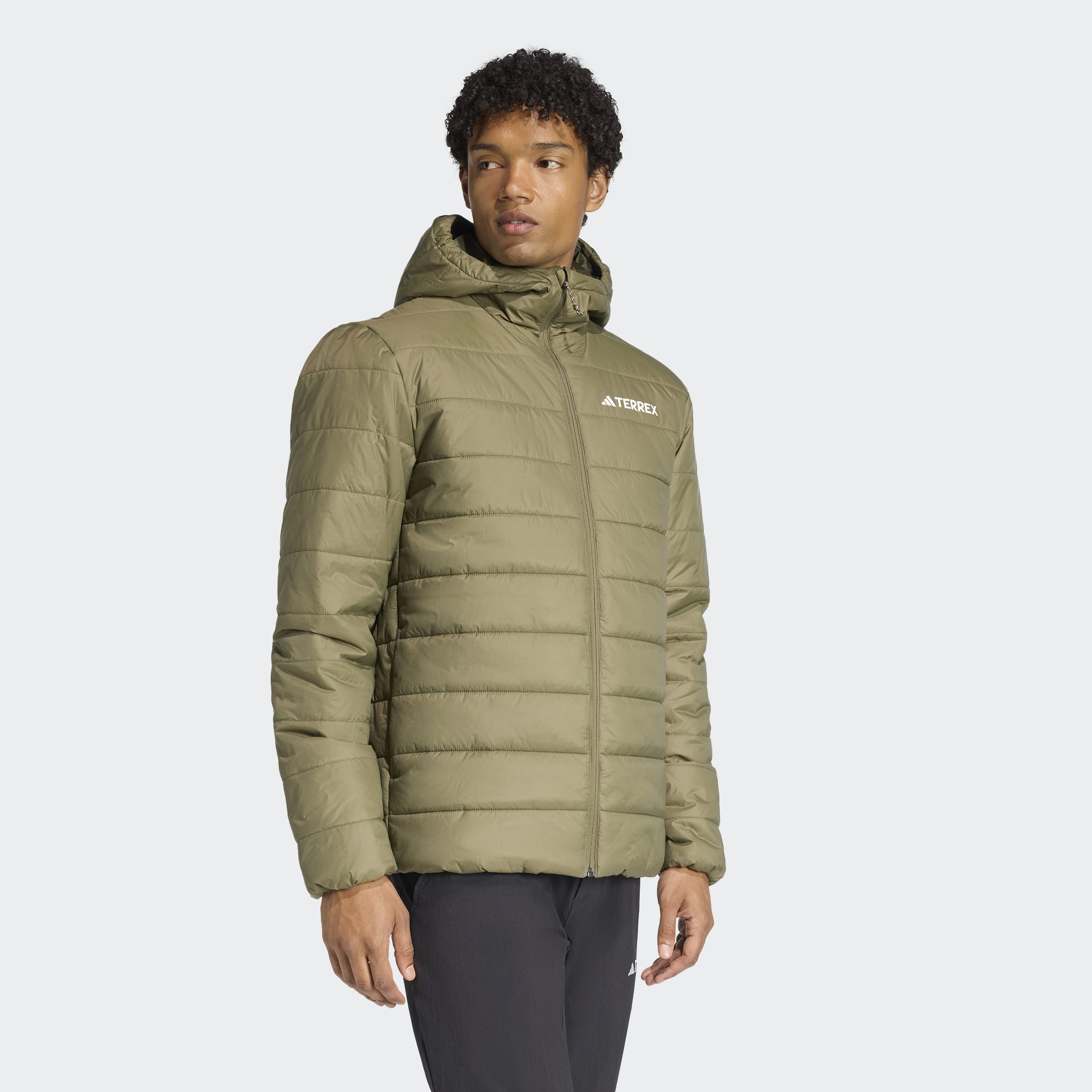 adidas TERREX Steppjacke "MT ESS PAD HO J" für Erwachsene, mit Reißverschluss, aus Kunstfaser