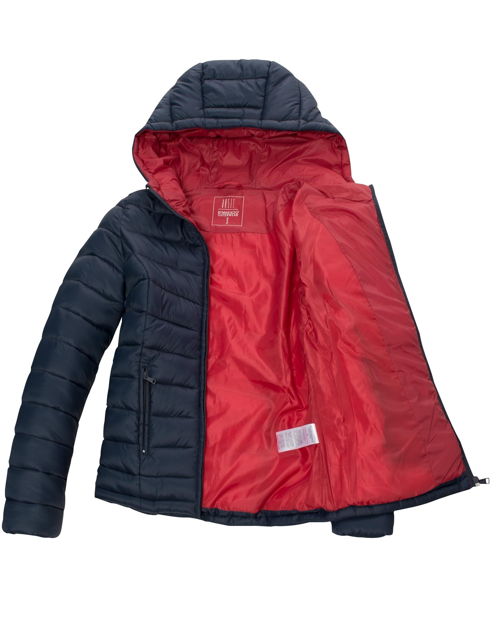 Marikoo Steppjacke »Luci«, mit Kapuze, modische Damen Übergangsjacke mit großer Kapuze