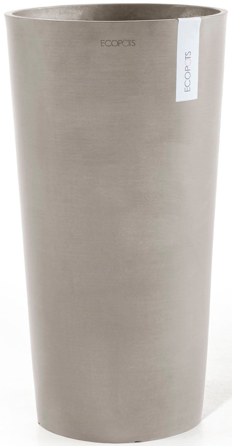 ECOPOTS Blumentopf »Amsterdam extrahoch 90 Taupe« für innen und außen: frostsicher, bruchsicher und lichtbeständig