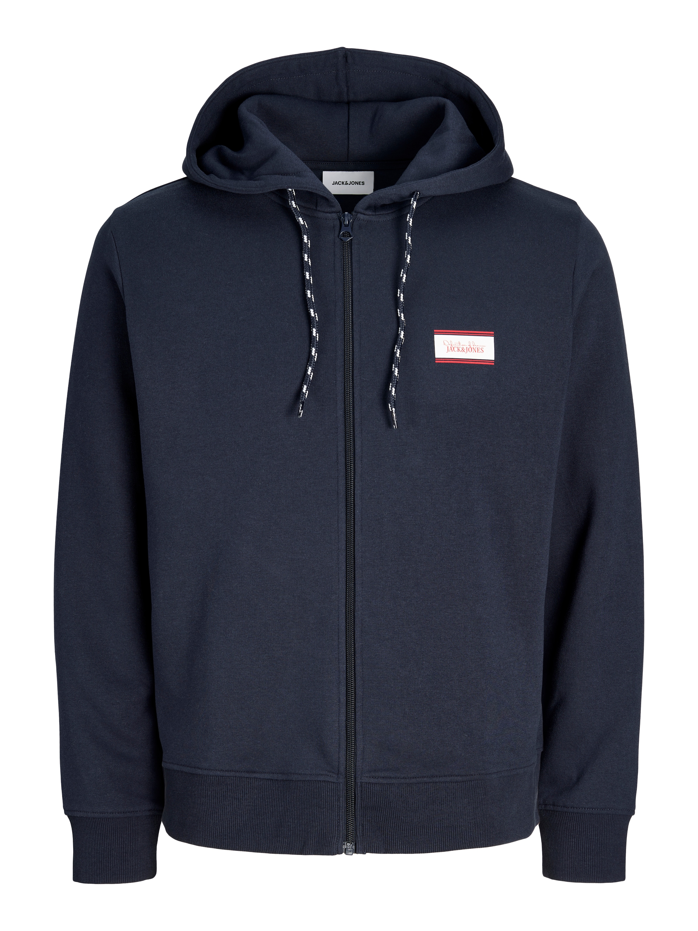 Jack & Jones Kapuzensweatjacke "JJBUSTER SWEAT ZIP HOOD BTS" Baumwollmischung, regular Fit
