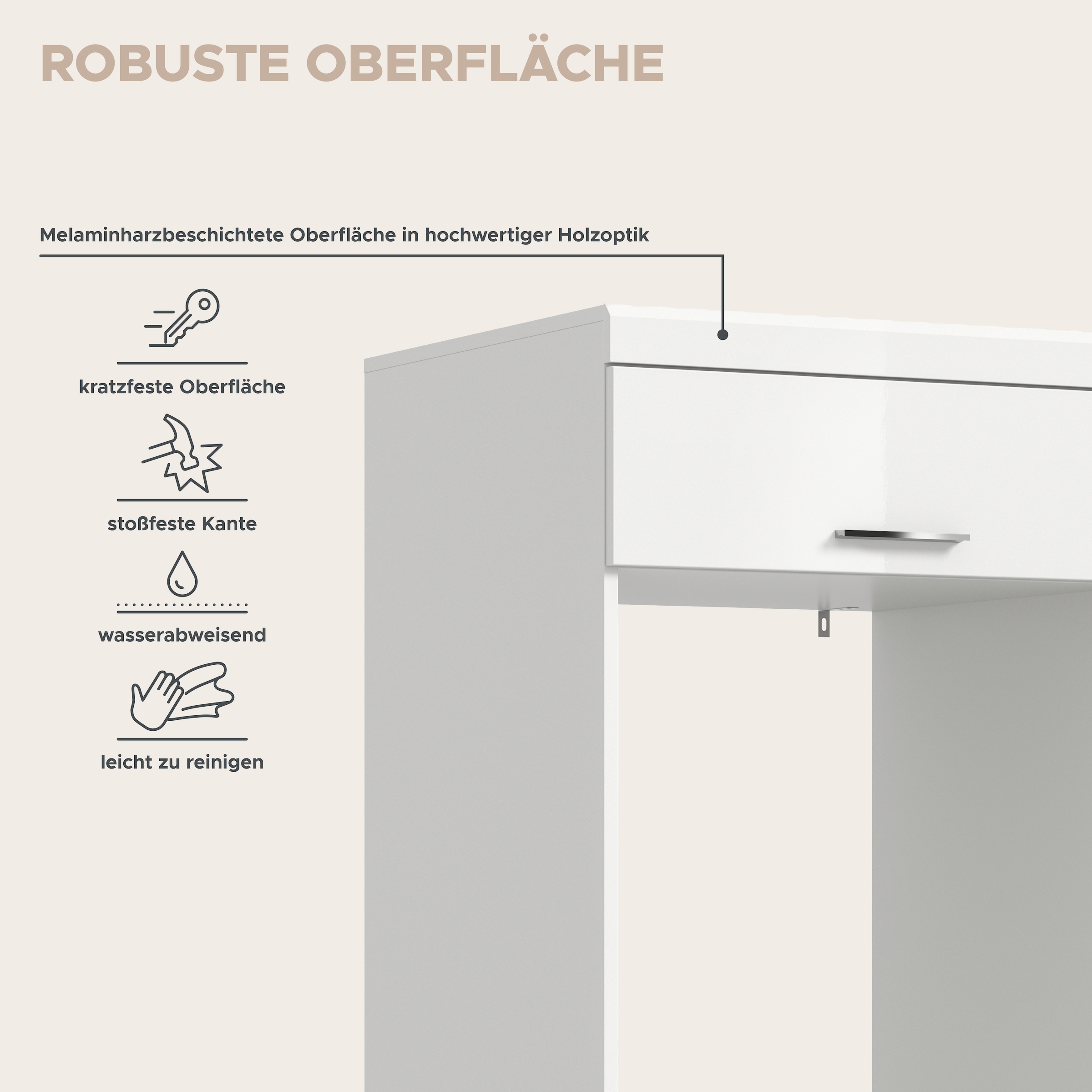 welltime Waschmaschinenumbauschrank »SIENA, Breite 66 cm, für Waschmaschine & Trockner, 1 Klappe, MDF-Front« Überbauschrank, Umbauschrank, Badschrank, Hauswirtschaftsschrank