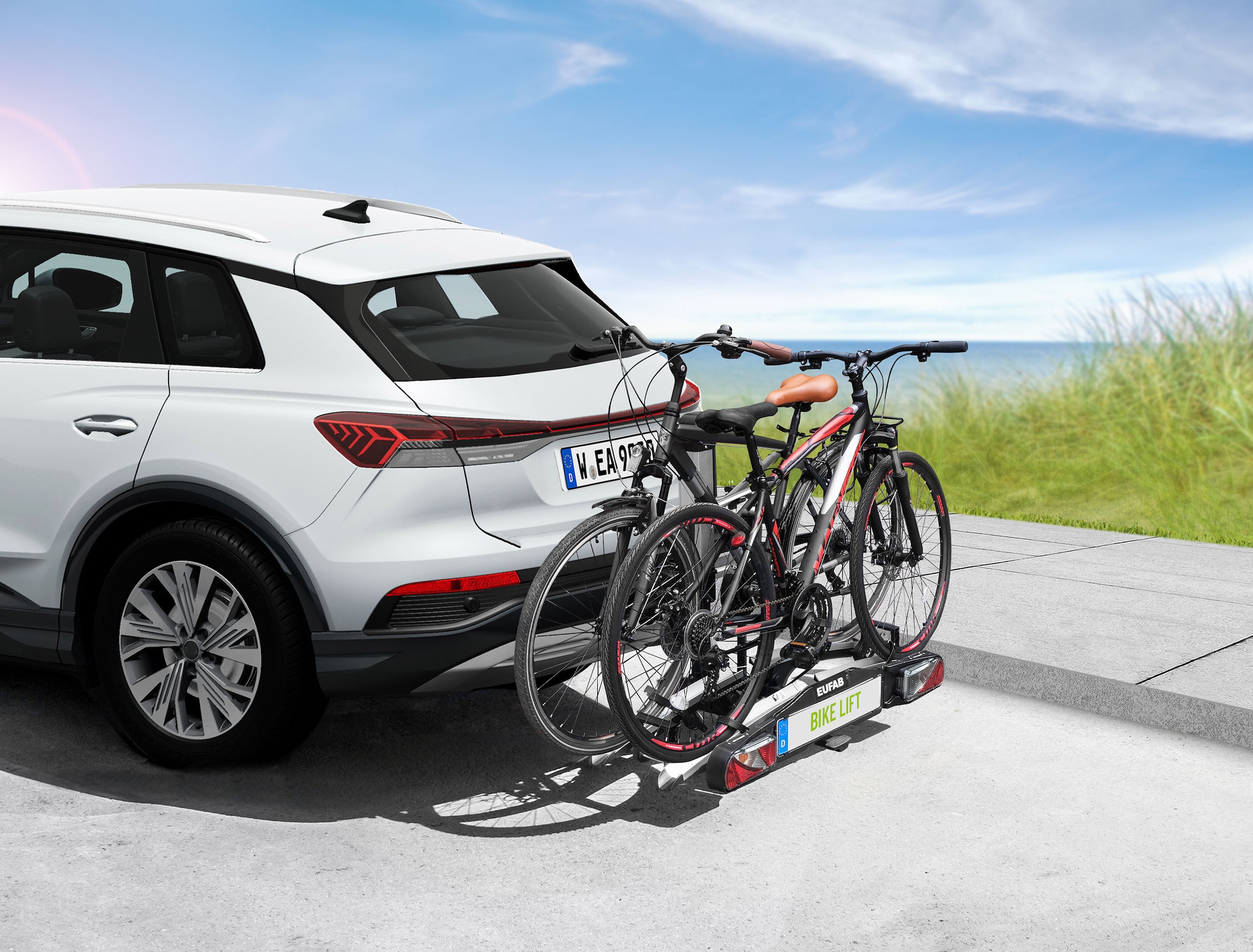 EUFAB Kupplungsfahrradträger »Fahrradträger BIKE LIFT für 2 Fahrräder«, benötigt Dauerplus auf Pin 9