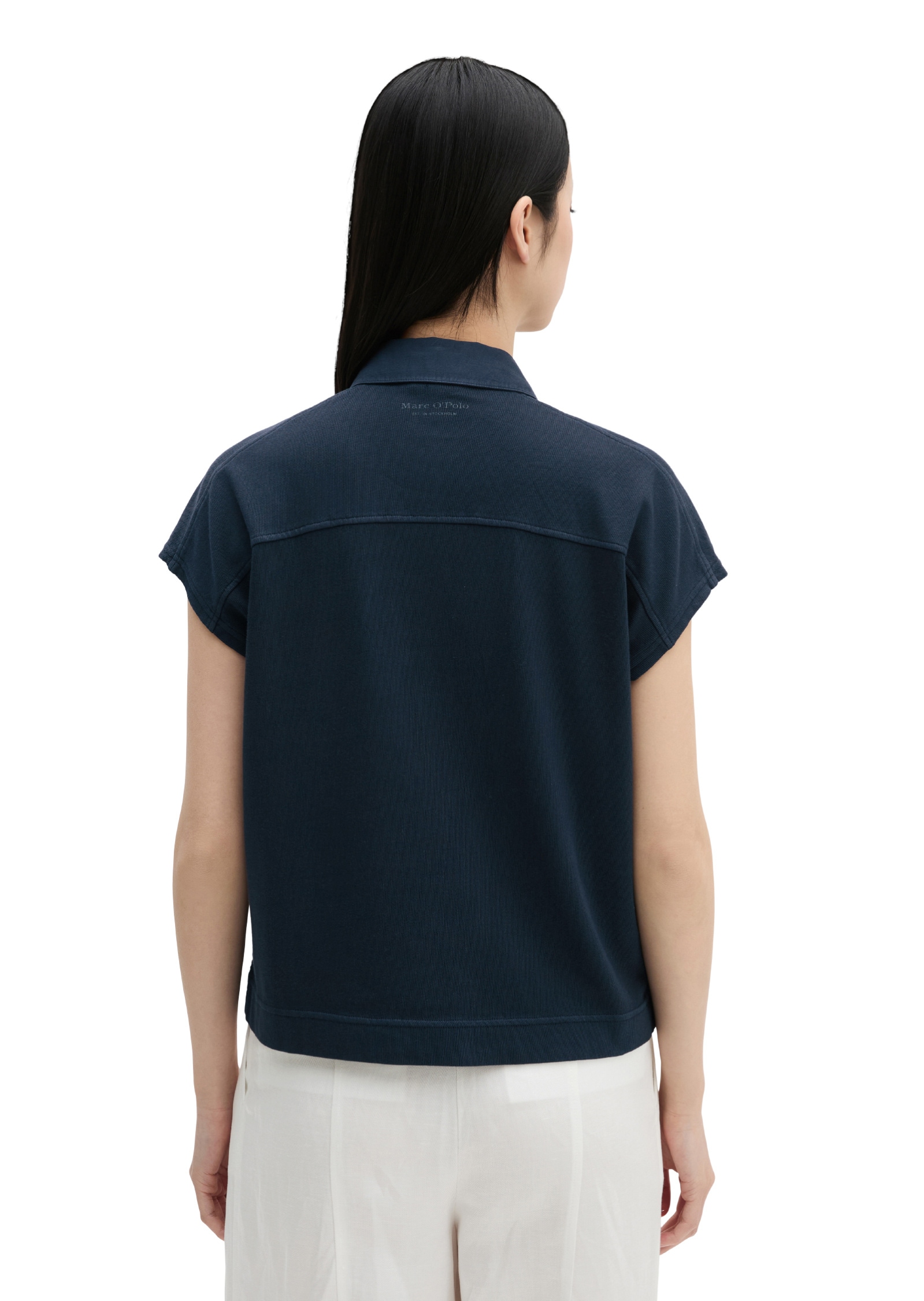 Marc O'Polo Poloshirt »aus weichem Single Jersey«