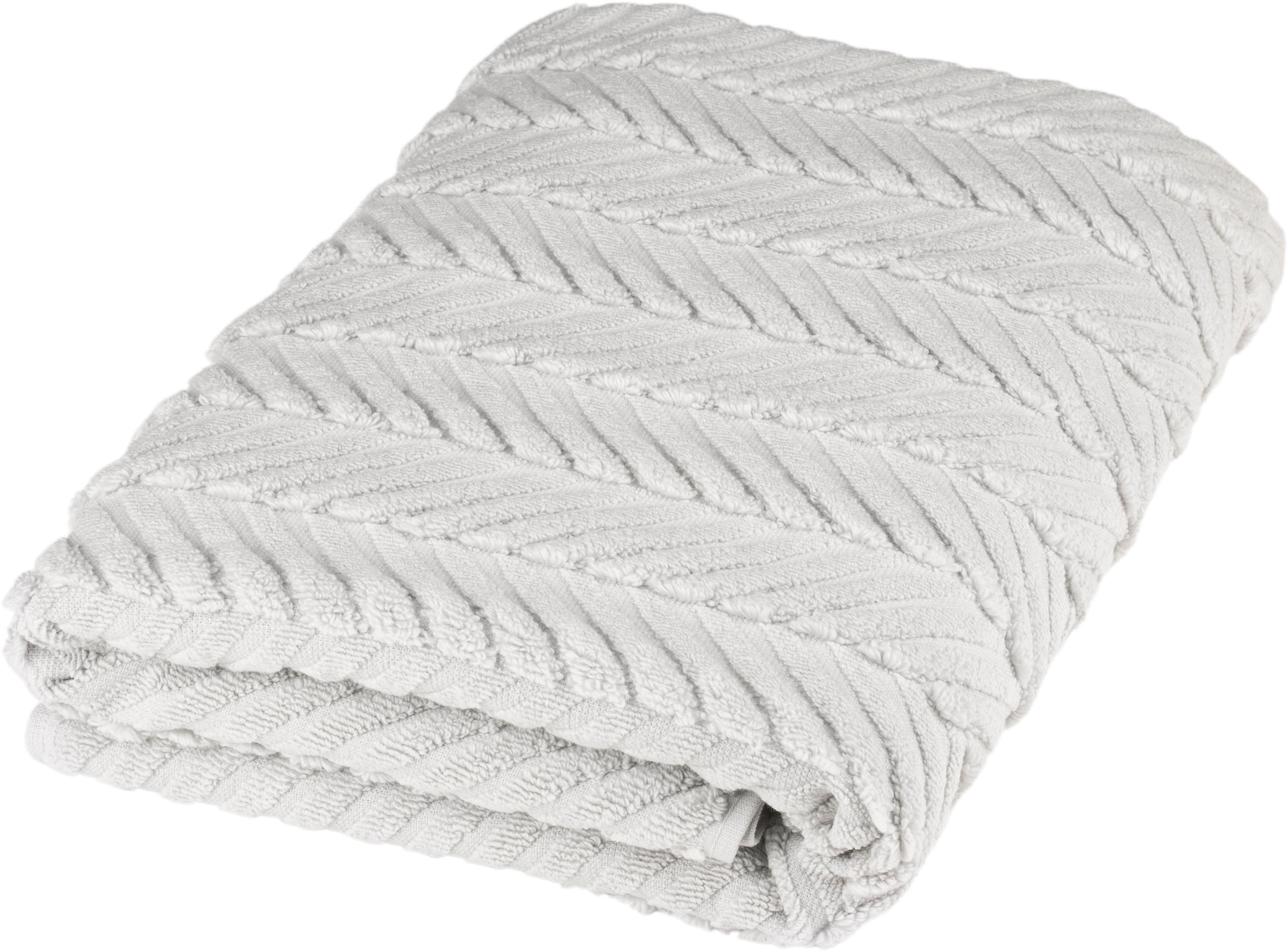 Duschtuch ROSS, B:75cm L:140cm, grau, Frottier, Obermaterial: 100% Baumwolle, Handtücher, "Sensual 9001", 100% Baumwolle